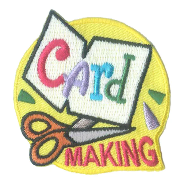 12 Pieces - Card Making (Scissors) Patch - Free Shipping