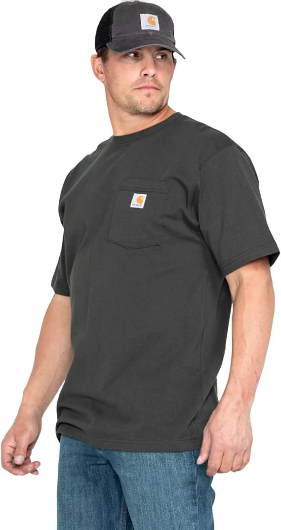 Carhartt Loose Fit Heavyweight Short-Sleeve Pocket T-Shirt - Image 12