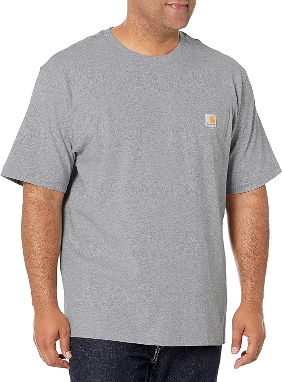 Carhartt Loose Fit Heavyweight Short-Sleeve Pocket T-Shirt - Image 14