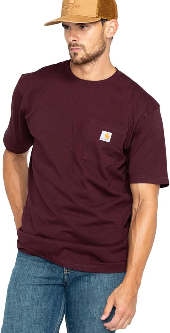 Carhartt Loose Fit Heavyweight Short-Sleeve Pocket T-Shirt - Image 7
