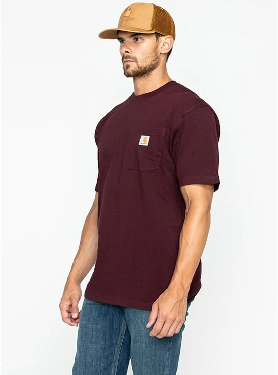 Carhartt Loose Fit Heavyweight Short-Sleeve Pocket T-Shirt - Image 9