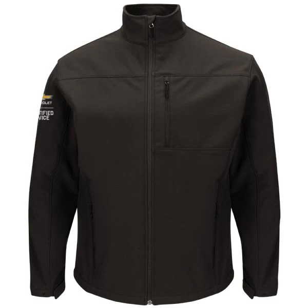 Chevrolet Men's Deluxe Soft Shell Jacket - Black - 3108BK - Image 2