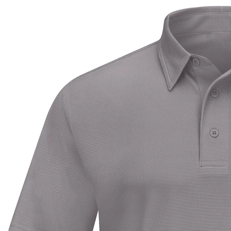 Chevrolet Men's Performance Knit® Flex Series Pro Polo - Grey  - 5428GY - Image 3