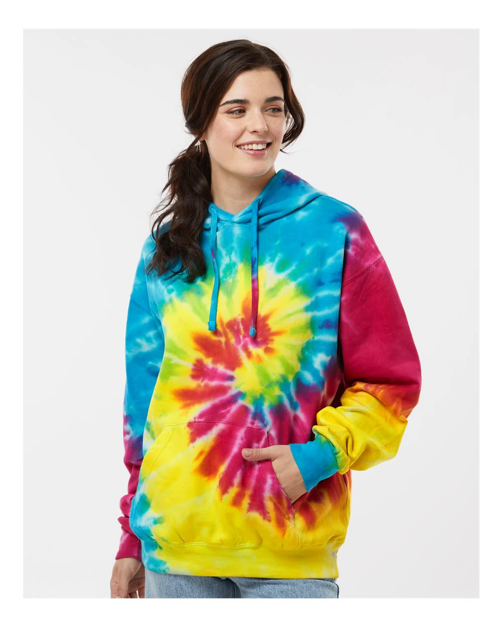 Colortone Tie-Dyed Hooded Sweatshirt - Image 4