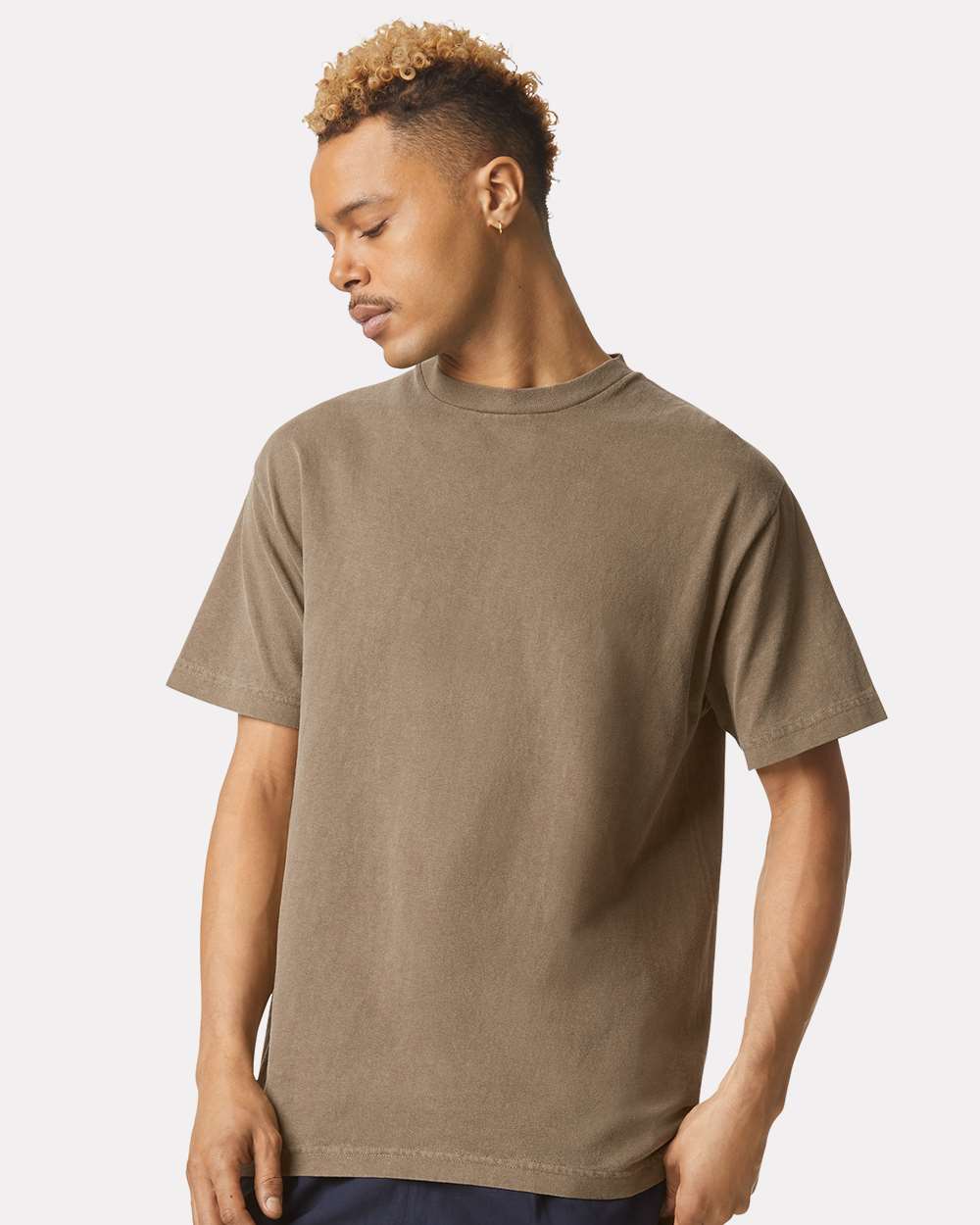 American Apparel Garment-Dyed Heavyweight Cotton Tee - Image 3