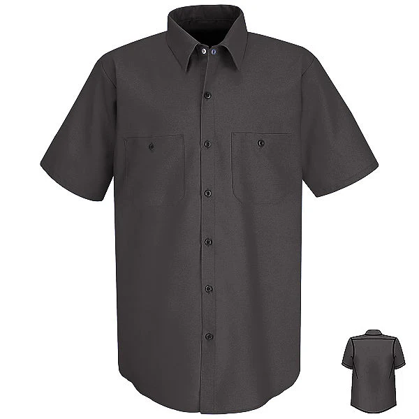 Red Kap Short Sleeve Industrial Work Shirt - Image 6