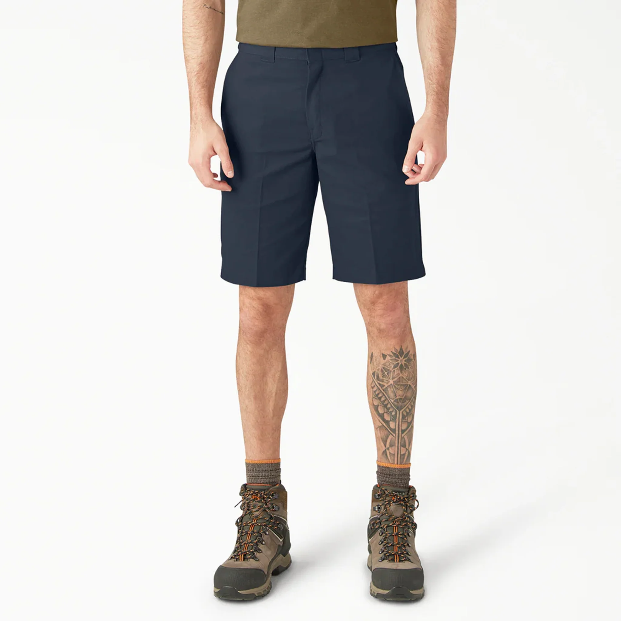 Dickies 11" Regular Fit Work Shorts, Dark Navy, 42W, Clearance