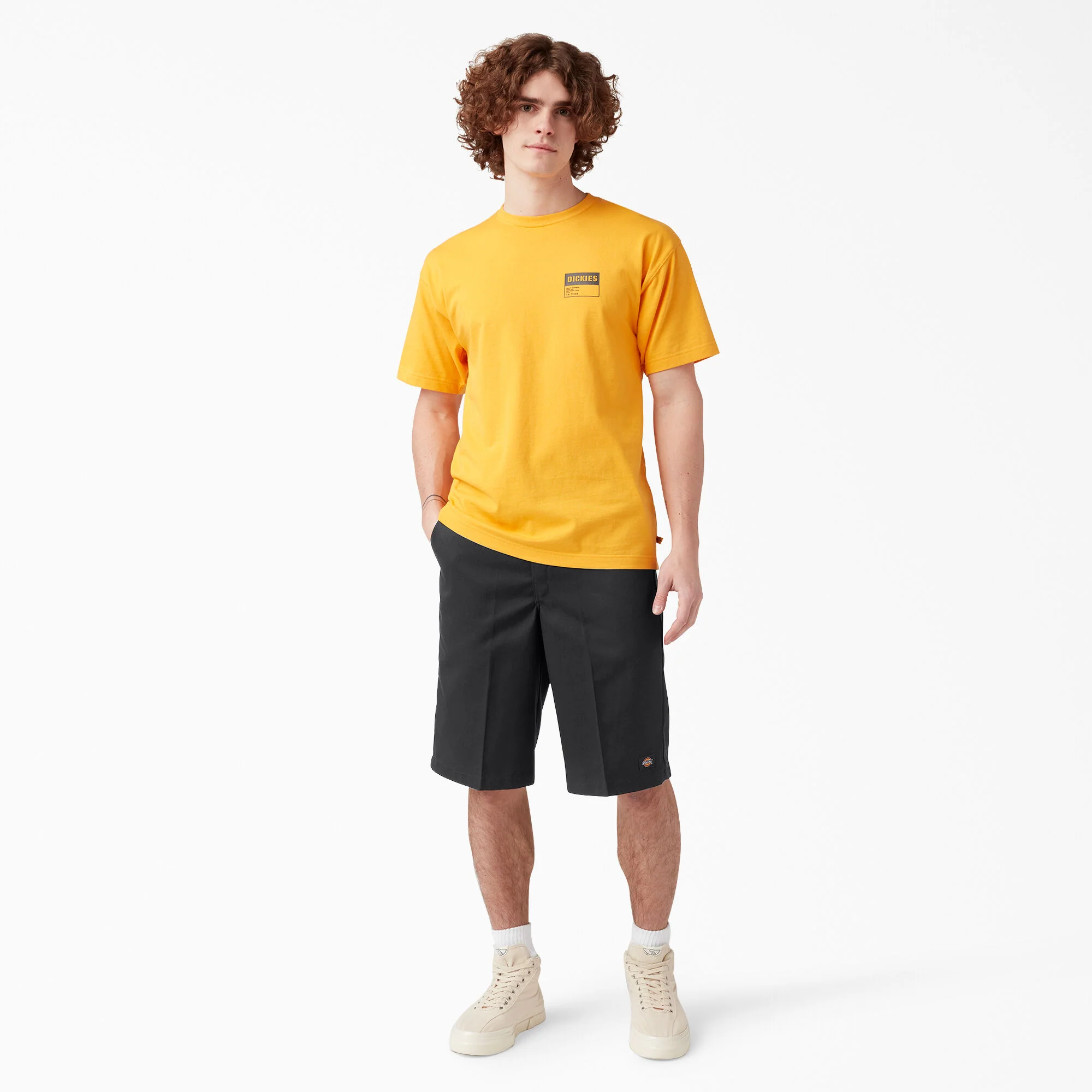 Dickies 13" Loose Fit Flat Front Work Shorts - 42283 Black - Image 10