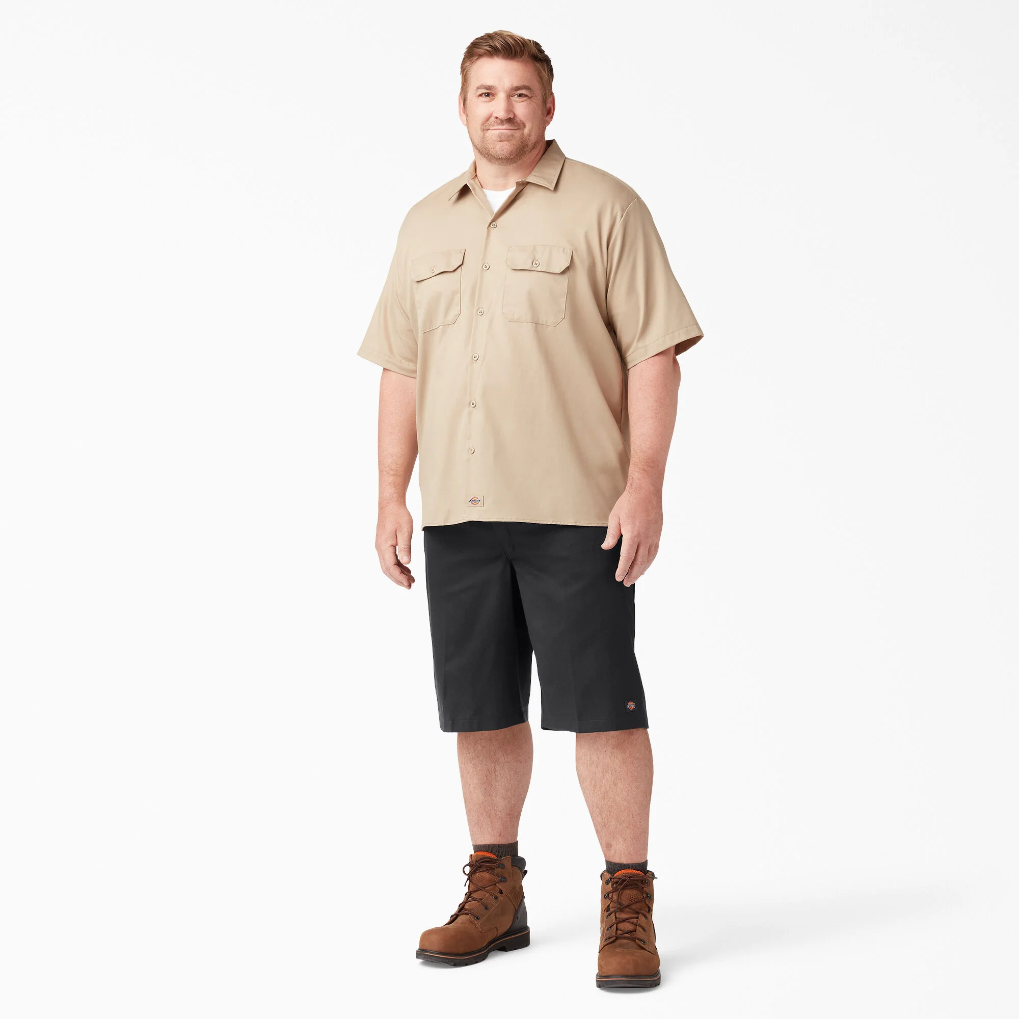 Dickies 13" Loose Fit Flat Front Work Shorts - 42283 Black - Image 9