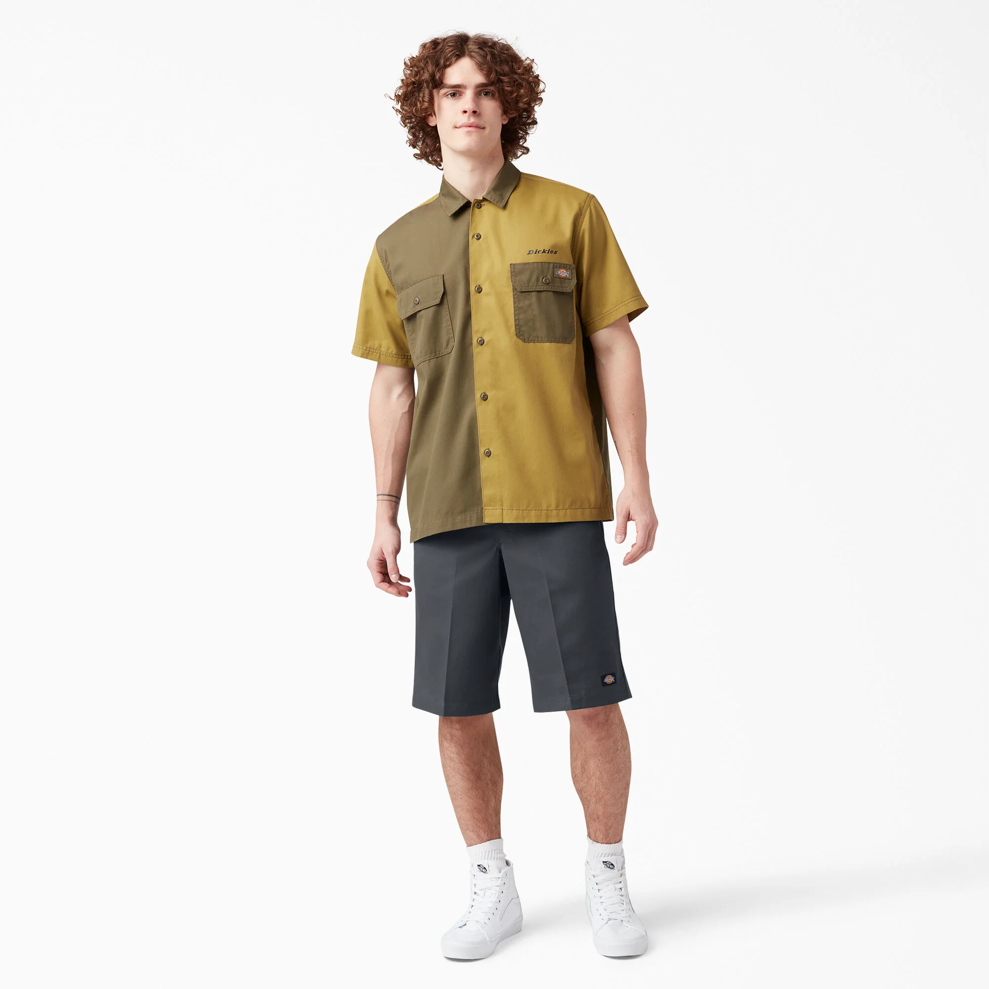 Dickies 13" Loose Fit Flat Front Work Shorts - Charcoal (42283) - Image 12