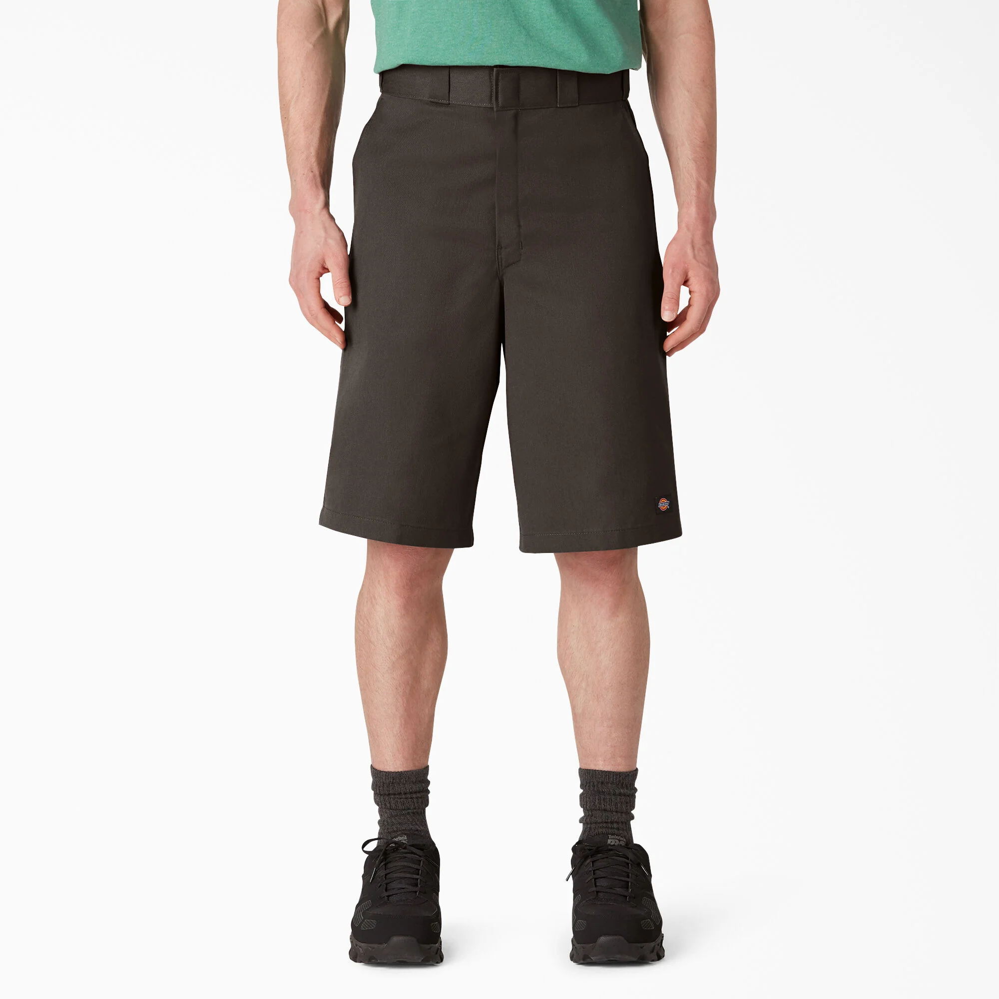 Dickies 13" Loose Fit Flat Front Work Shorts - Dark Brown (42283)