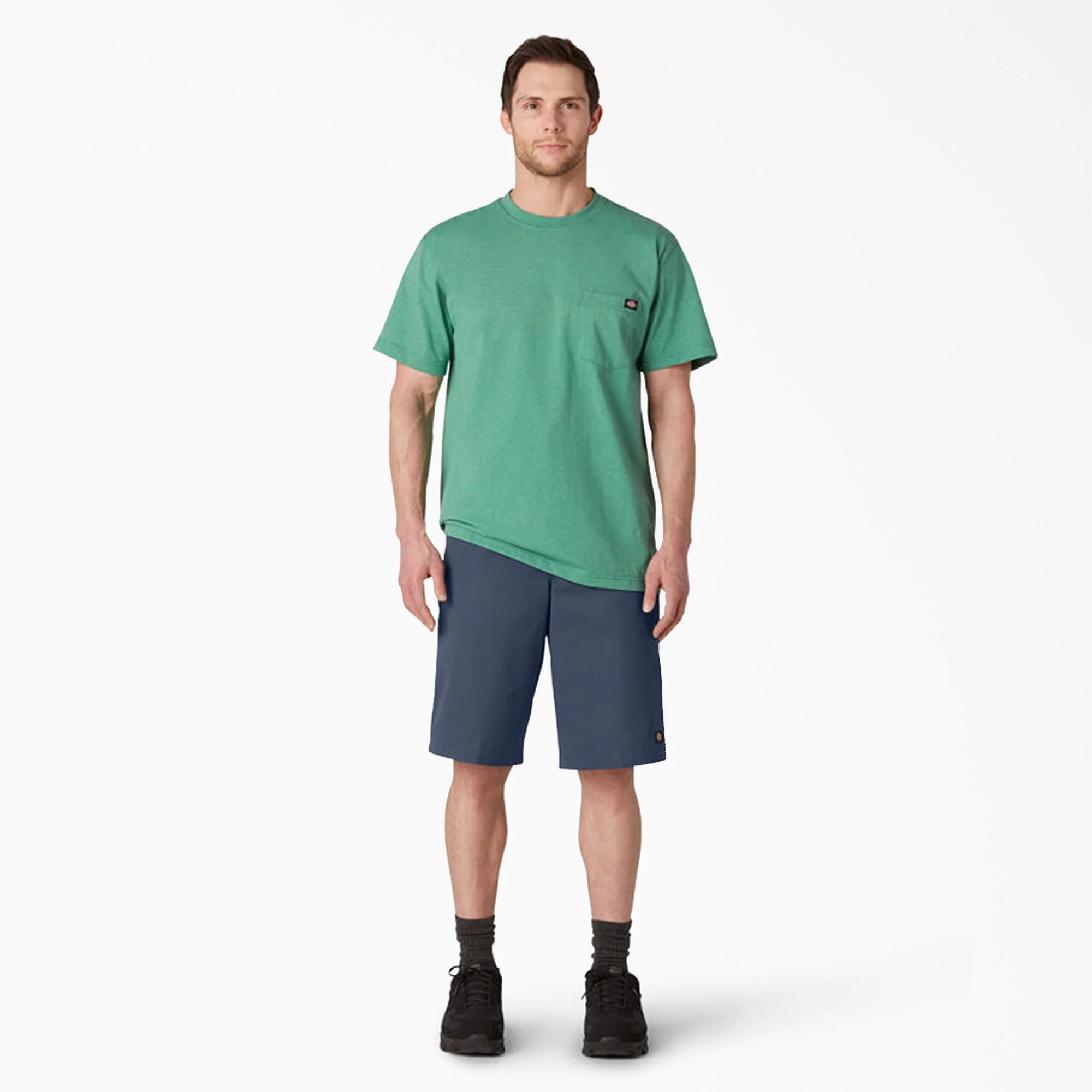 Dickies 13" Loose Fit Flat Front Work Shorts - 42283 Navy - Image 4