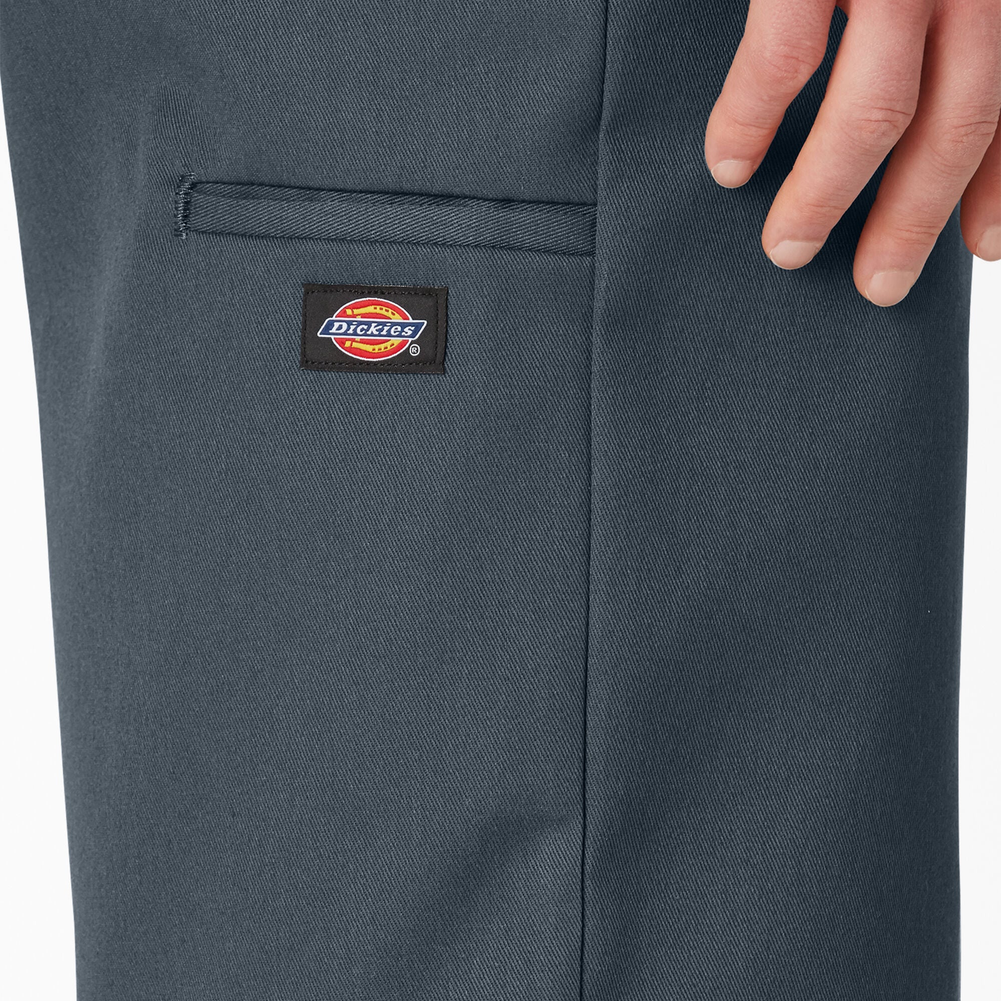 Dickies 13" Loose Fit Flat Front Work Shorts - 42283 - Diesel Gray - Image 4