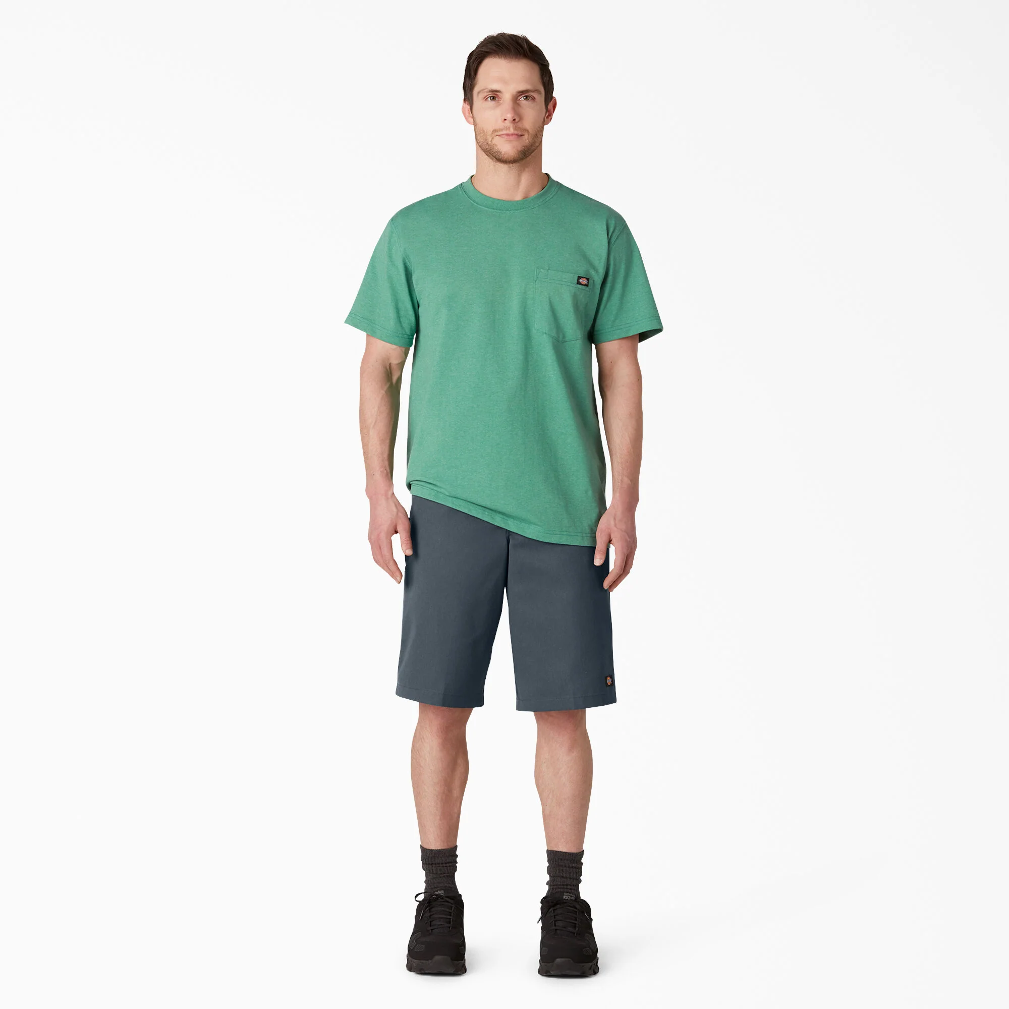 Dickies 13" Loose Fit Flat Front Work Shorts - 42283 - Diesel Gray - Image 5