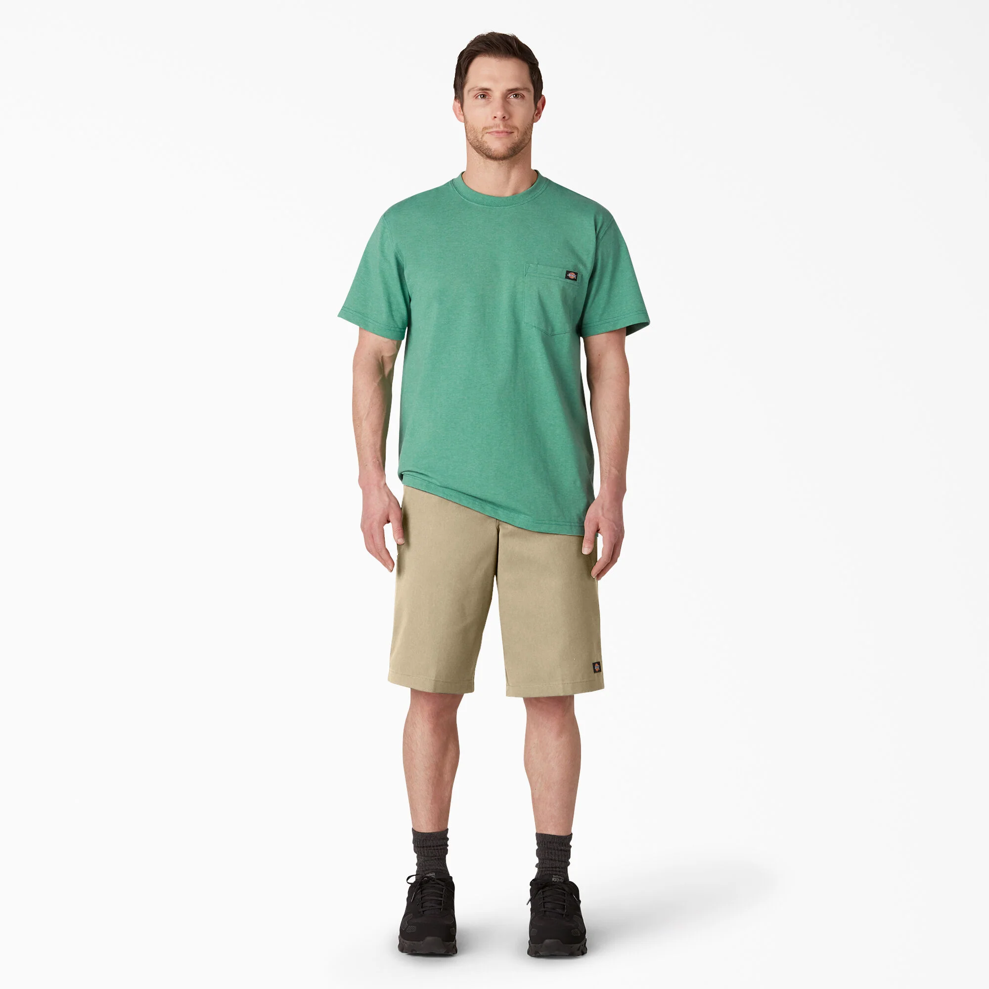 Dickies 13" Loose Fit Flat Front Work Shorts - Khaki 42283 - Image 5