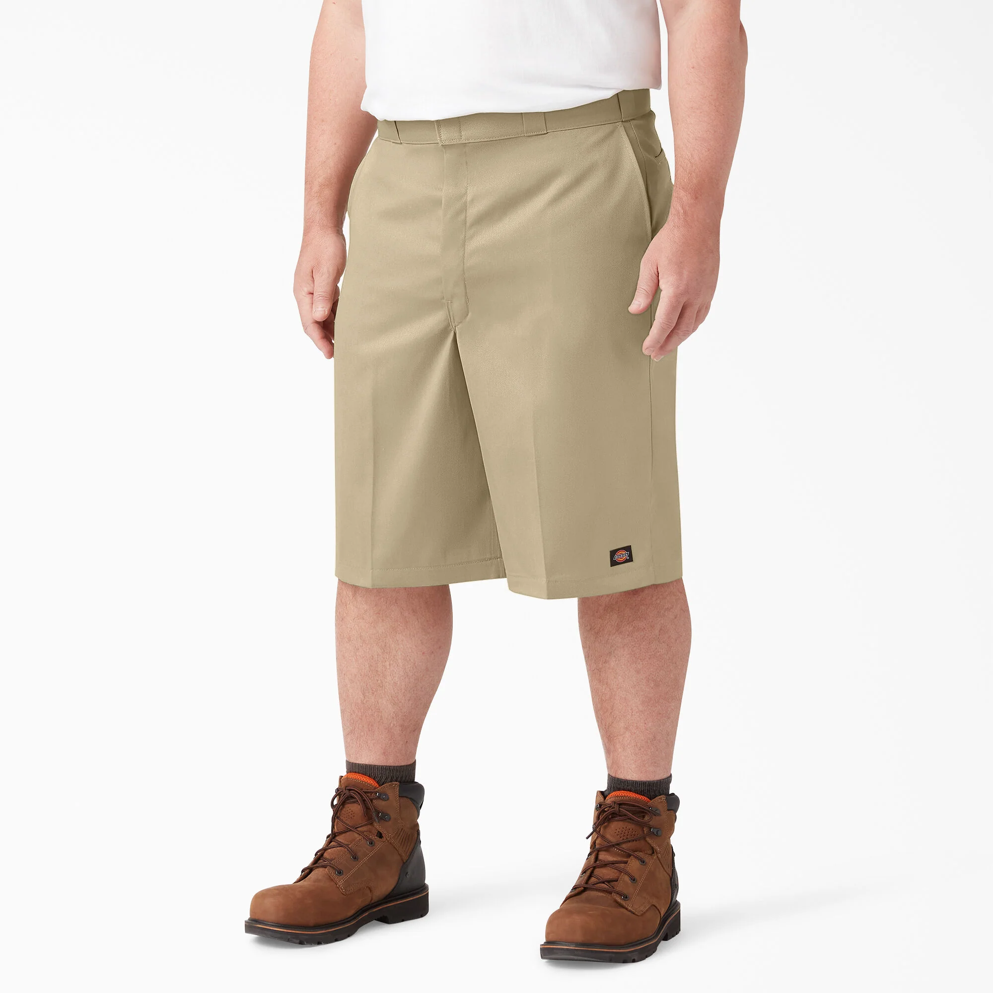 Dickies 13" Loose Fit Flat Front Work Shorts - Khaki 42283 - Image 6