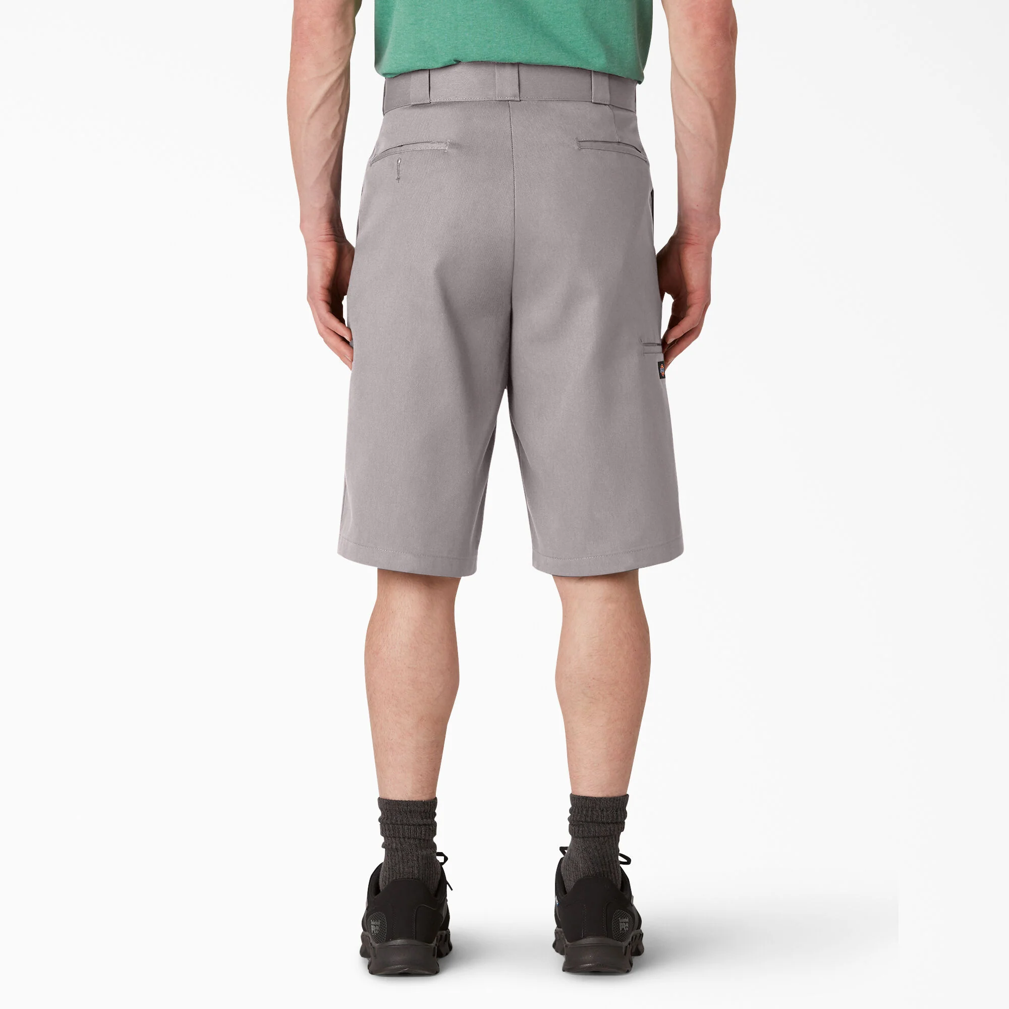 Dickies 13" Loose Fit Flat Front Work Shorts - Silver (42283) - Image 3