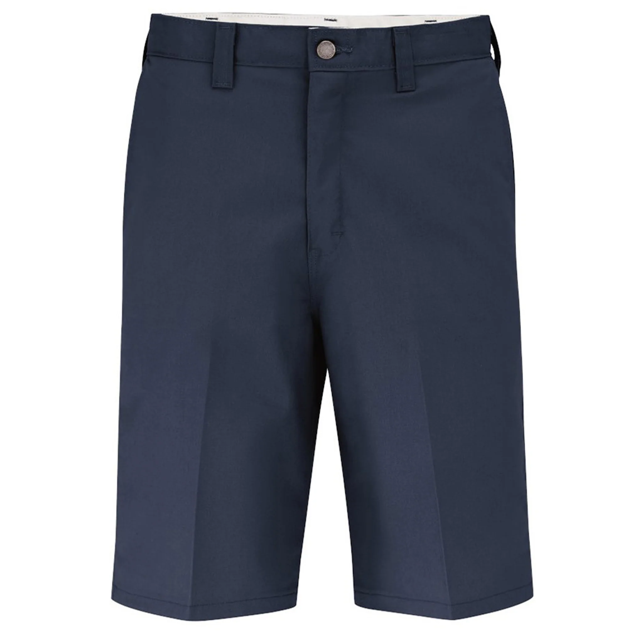 Dickies 13" Relaxed Fit Flat Front Work Shorts, Navy Blue, 29W, Clearance