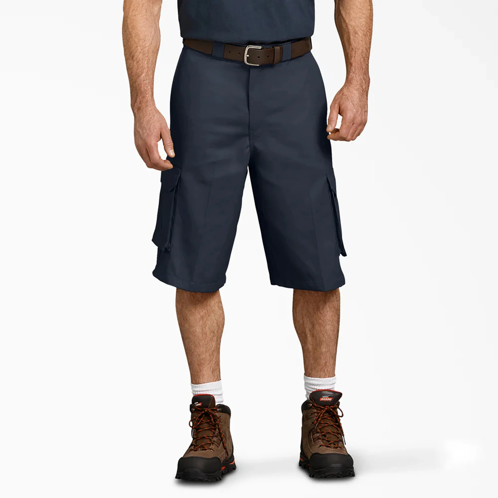 Dickies 13" Cargo Work Shorts, Dark Navy, 31W, Clearance