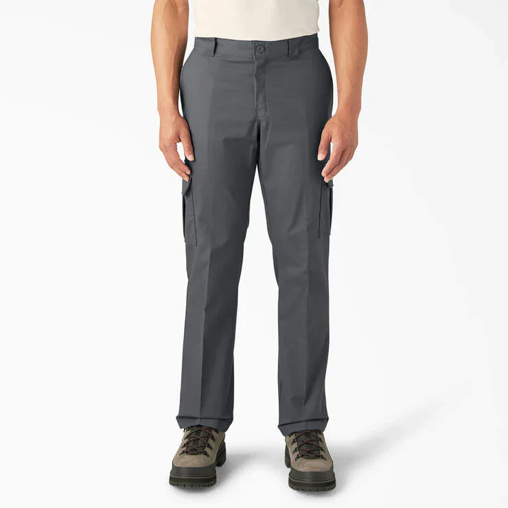 Dickies 830 Flex Slim Fit Work Pants, Charcoal, 50W x 32L, Clearance