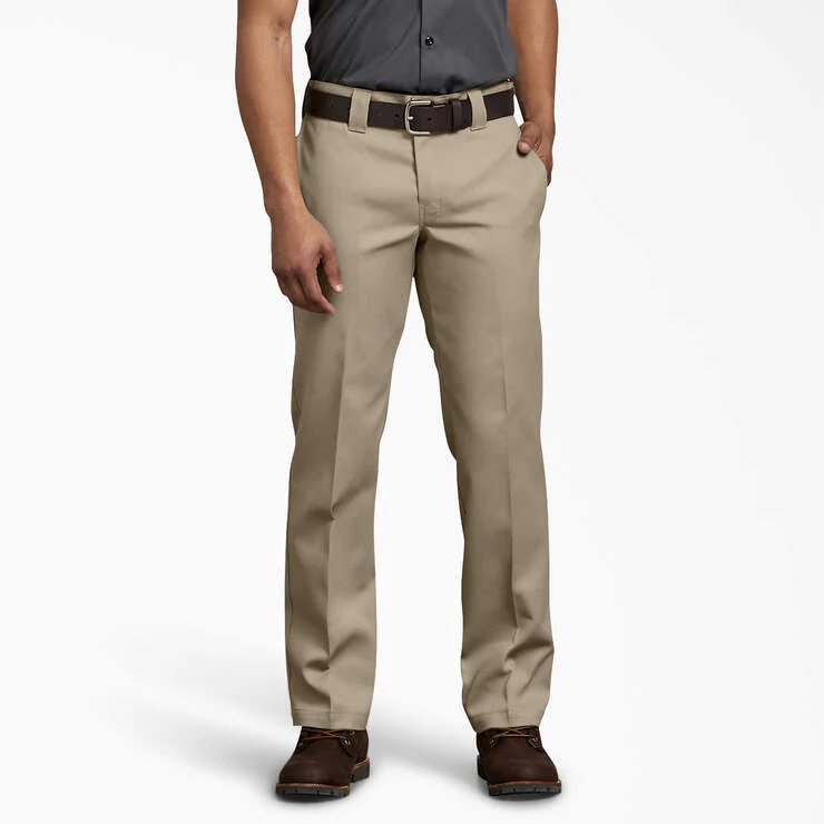 Dickies 830 Flex Slim Fit Work Pants, Desert Sand, 44W x 32L, Clearance