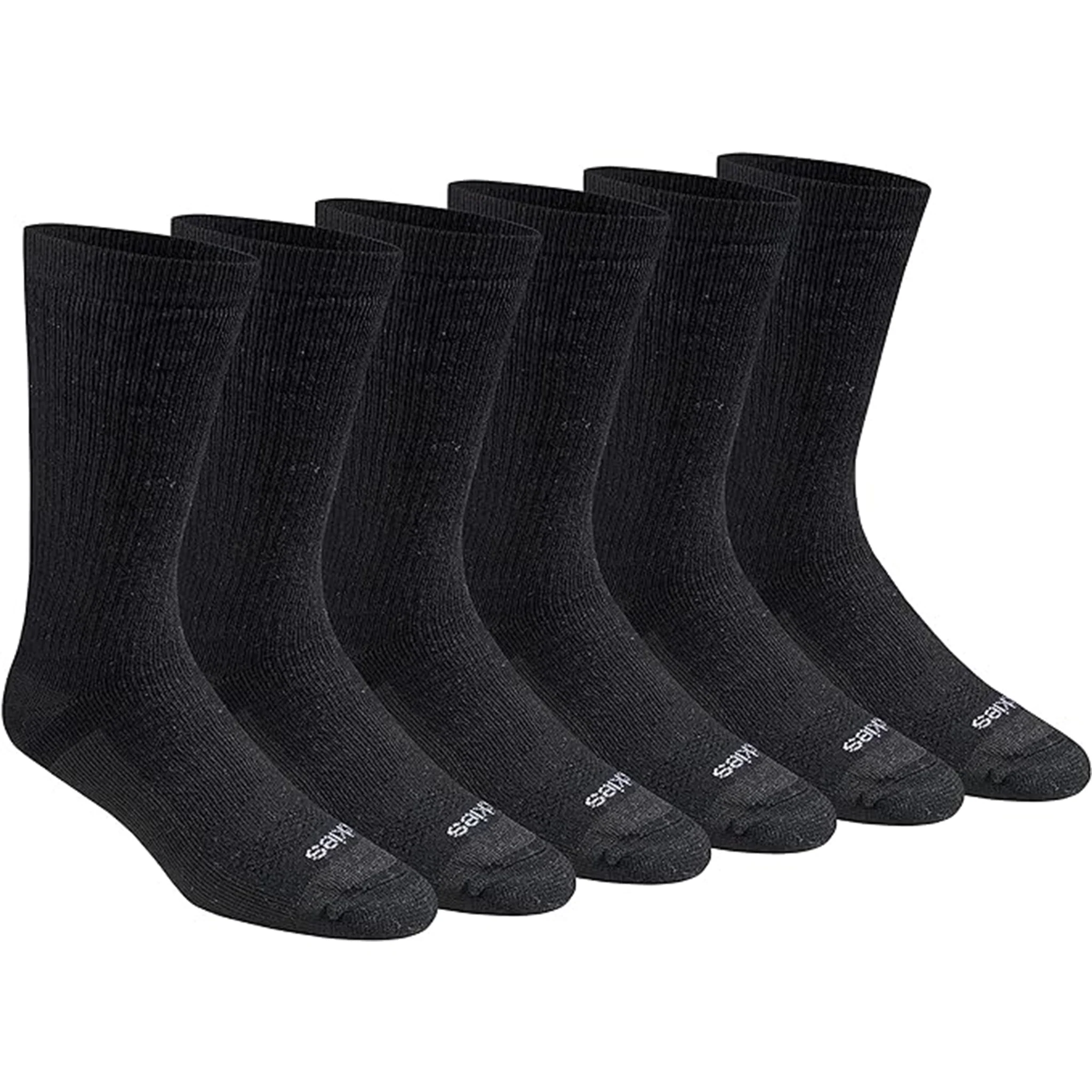 Dickies Men's 6 Packs Dri-Tech Max Cushion Crew Socks, Sizes 6-12 (I611010) - Image 10