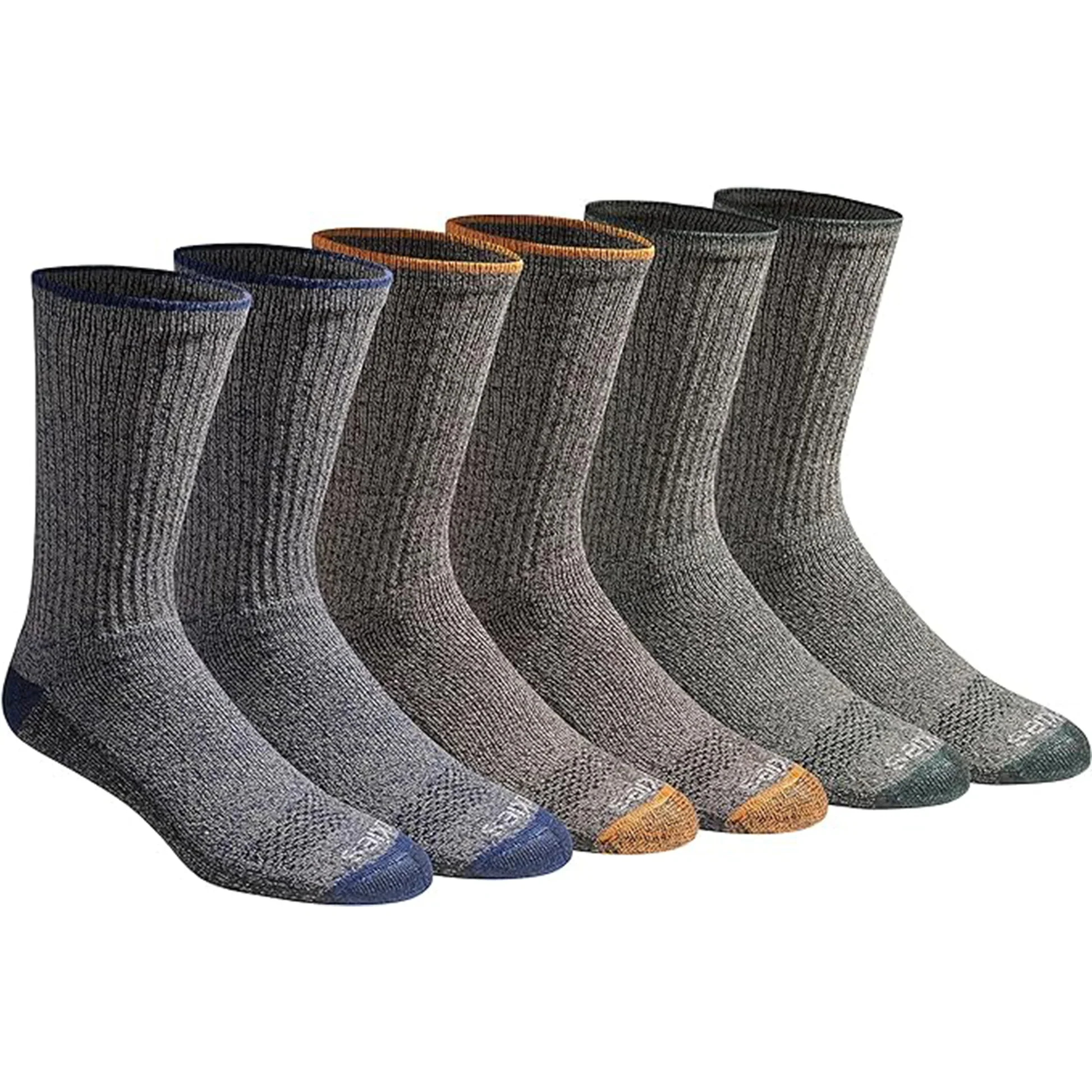Dickies Men's 6 Packs Dri-Tech Max Cushion Crew Socks, Sizes 6-12 (I611010) - Image 11