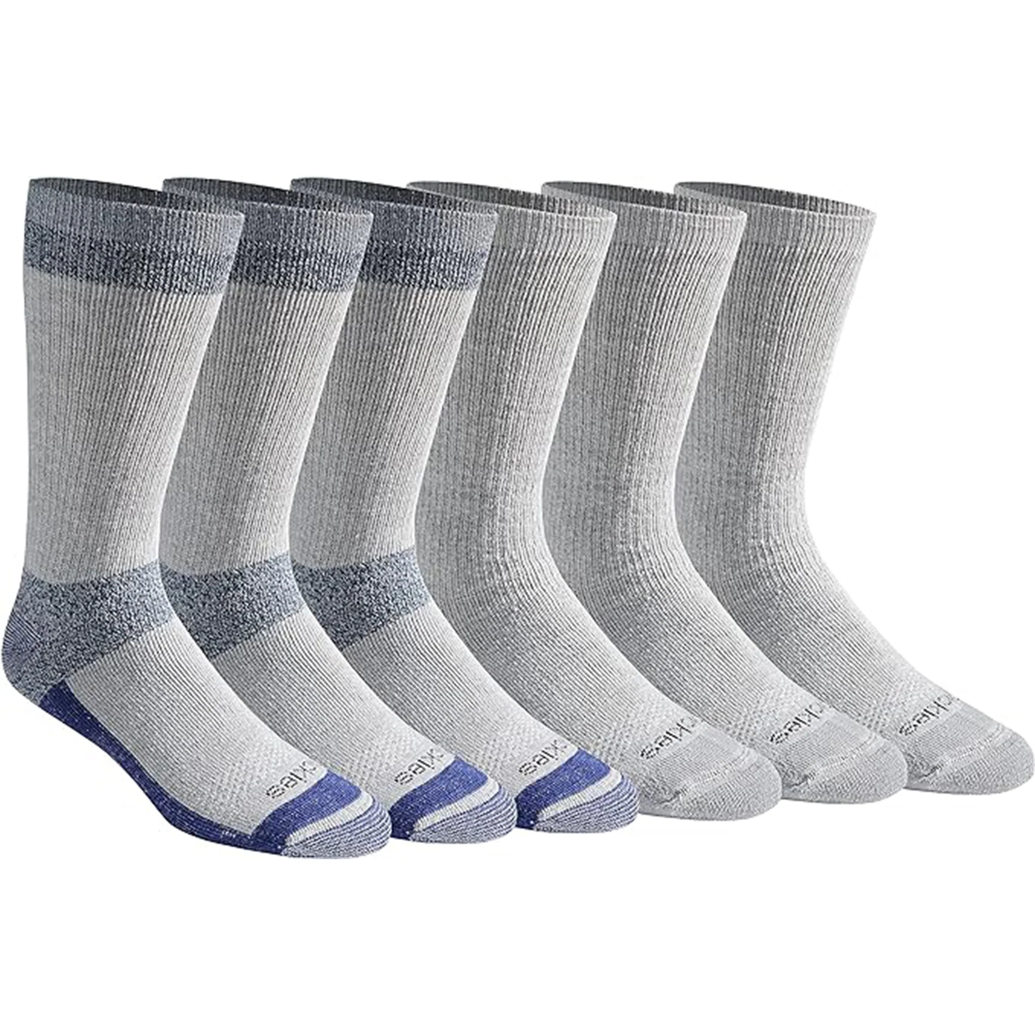 Dickies Men's 6 Packs Dri-Tech Max Cushion Crew Socks, Sizes 6-12 (I611010) - Image 4