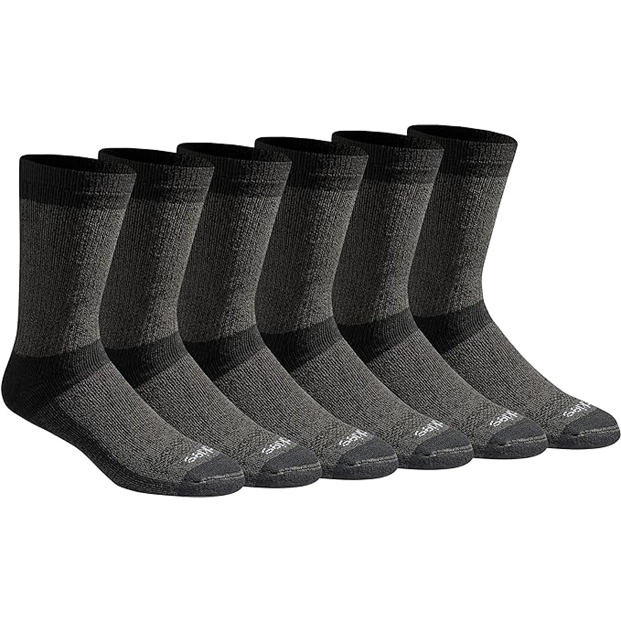 Dickies Men's 6 Packs Dri-Tech Max Cushion Crew Socks, Sizes 6-12 (I611010) - Image 6