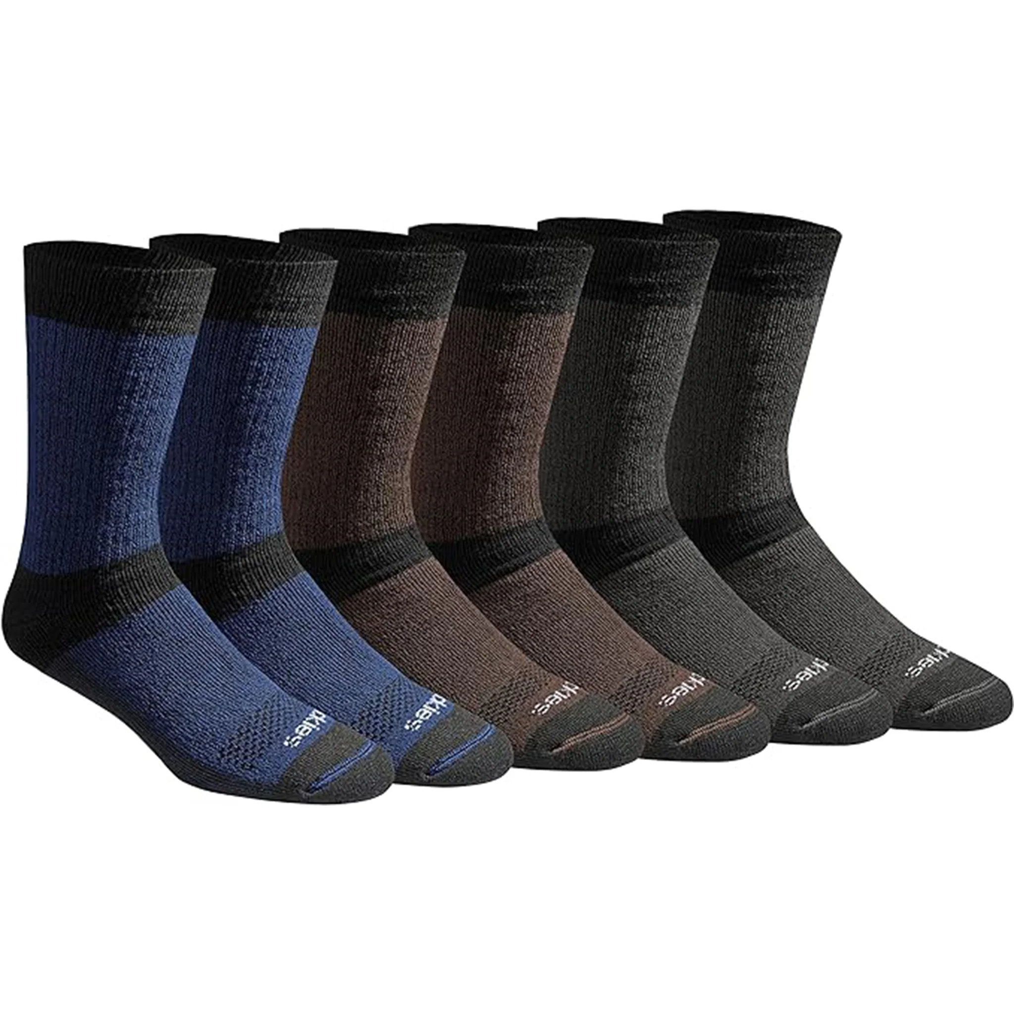 Dickies Men's 6 Packs Dri-Tech Max Cushion Crew Socks, Sizes 6-12 (I611010) - Image 7