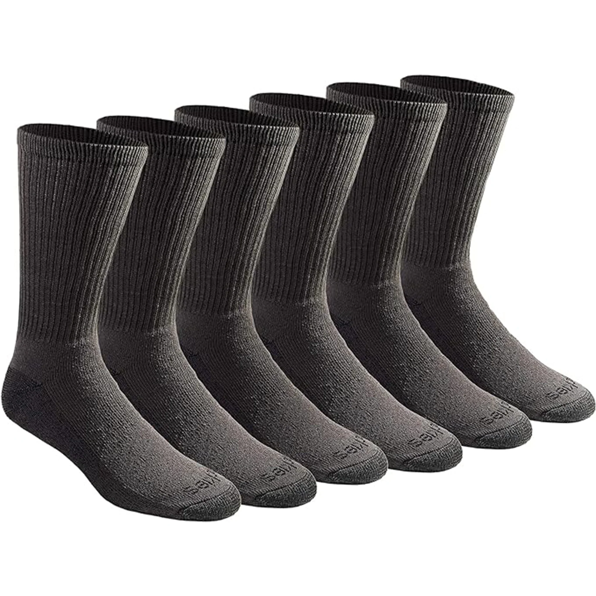 Dickies Men's 6 Packs Dri-Tech Moisture Control Crew Work Socks, Sizes 6-12 (I11750) - Image 5
