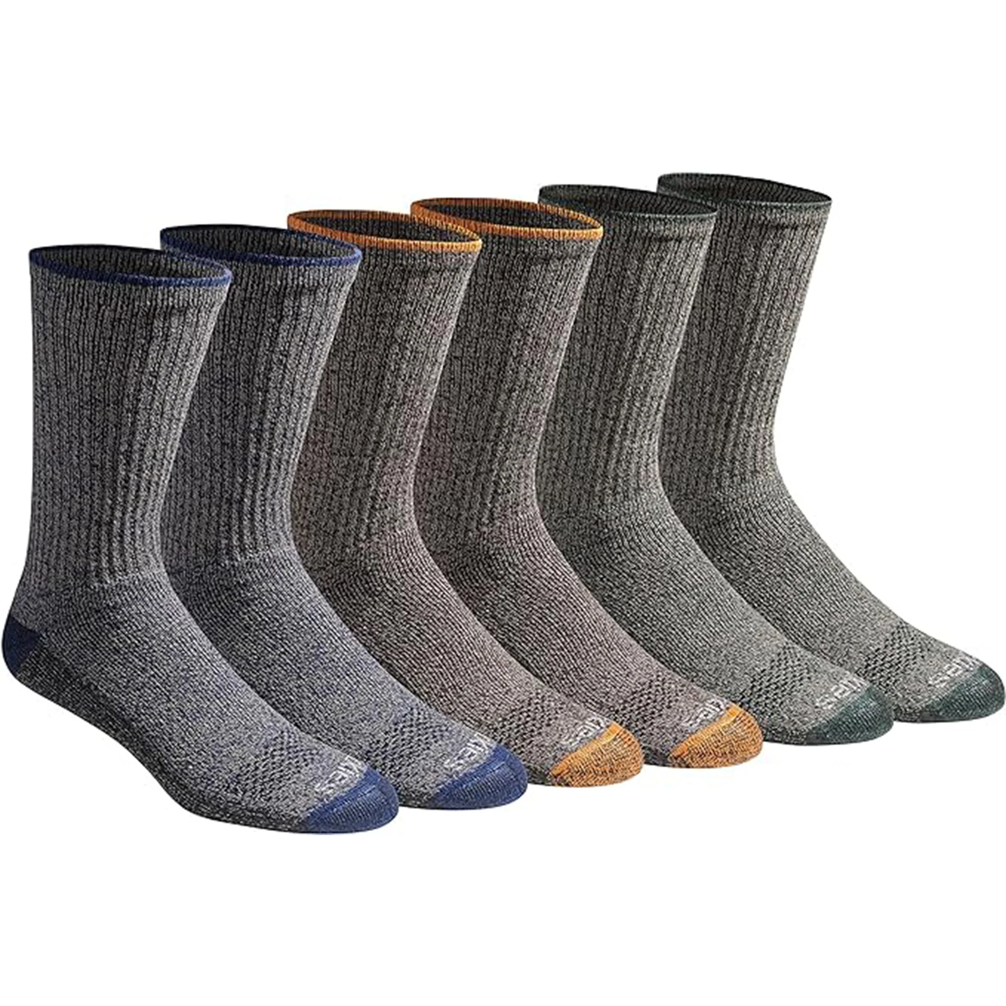 Dickies Men's 6 Packs Dri-Tech Moisture Control Crew Work Socks, Sizes 6-12 (I11750) - Image 7