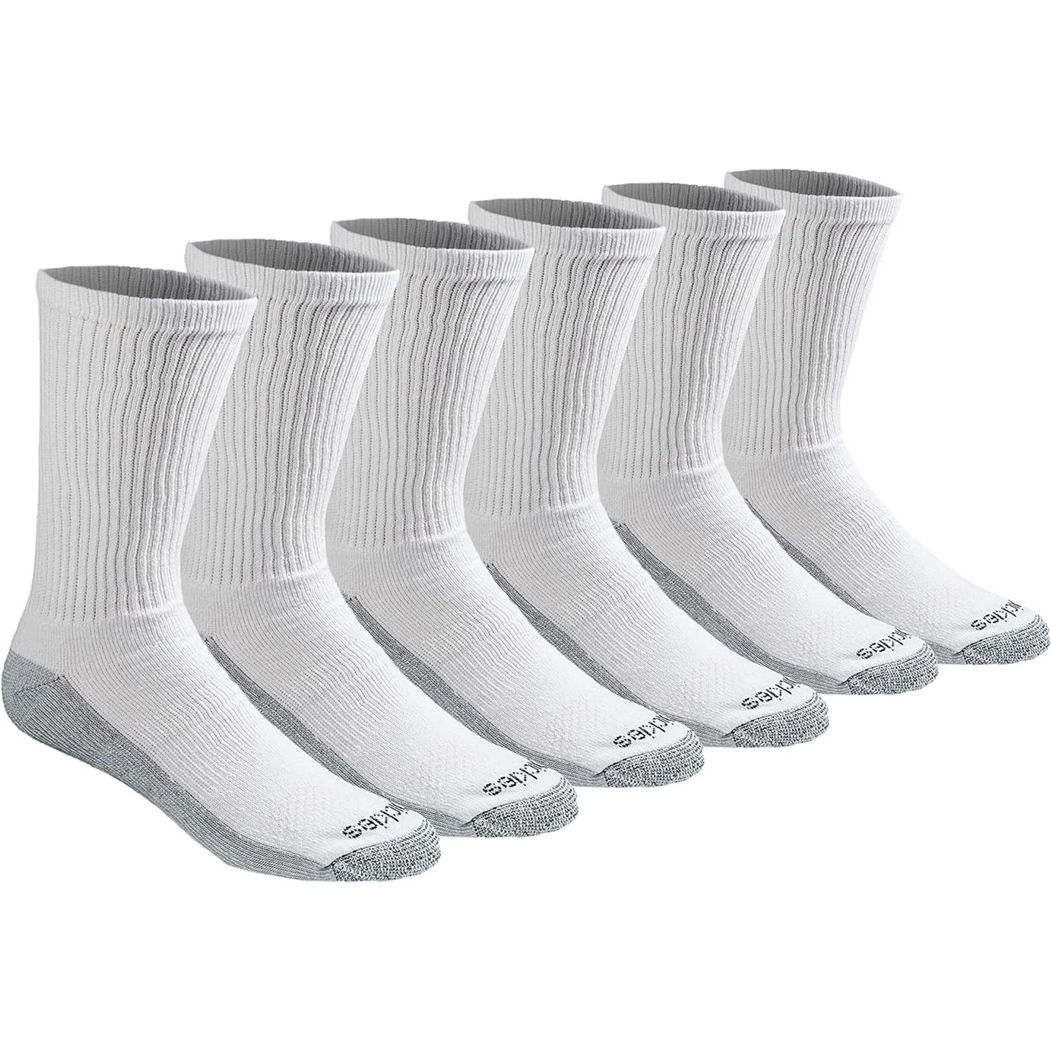 Dickies Men's 6 Packs Dri-Tech Moisture Control Crew Work Socks, Sizes 6-12 (I11750) - Image 8
