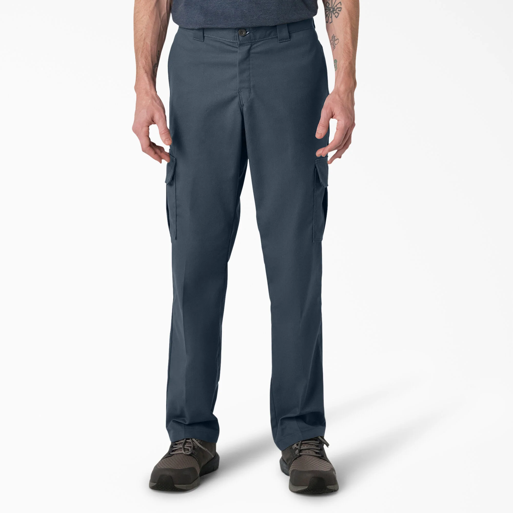 Dickies FLEX Regular Fit Cargo Pants - Airforce Blue-DWP595