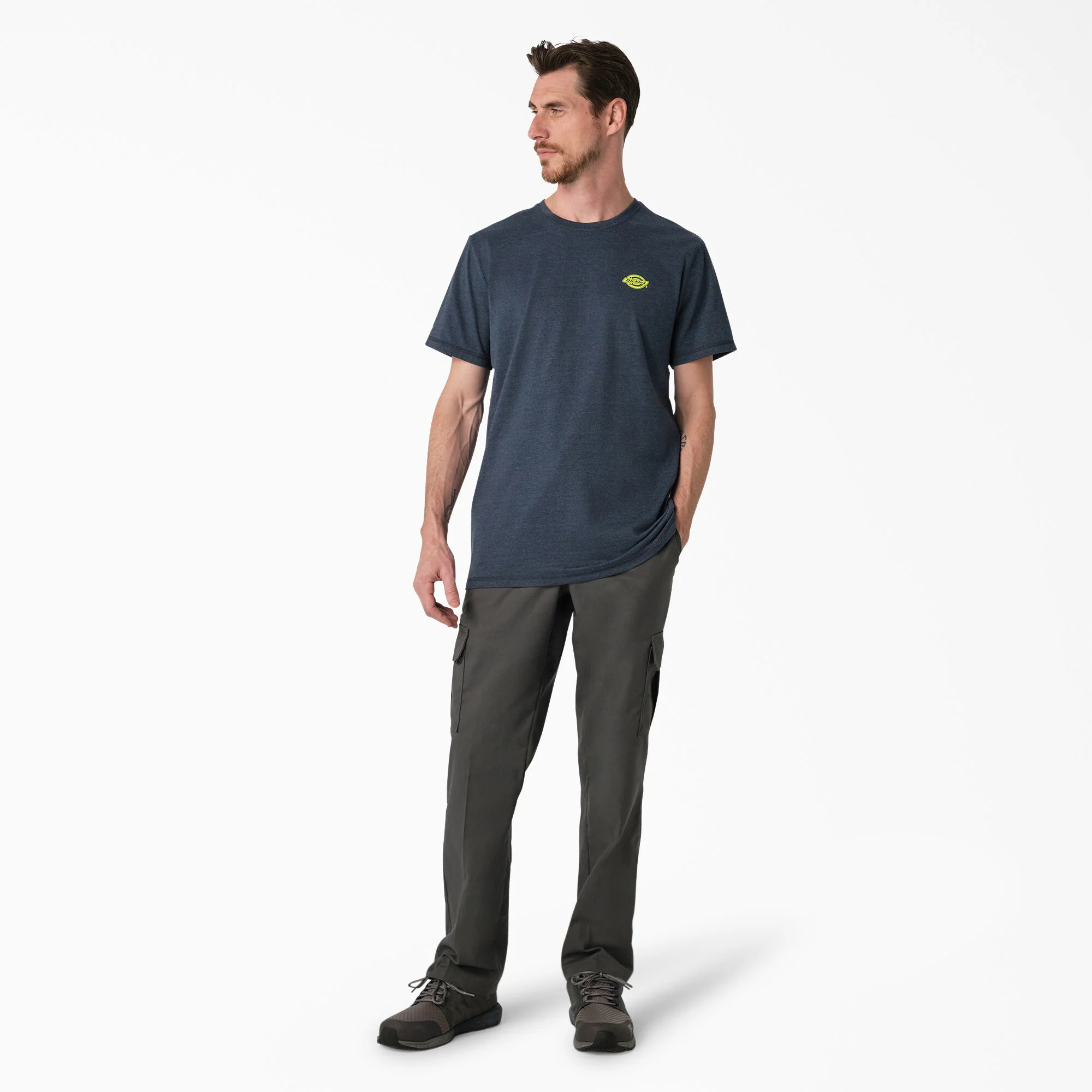 Dickies FLEX Regular Fit Cargo Pants - Airforce Blue-DWP595 - Image 3