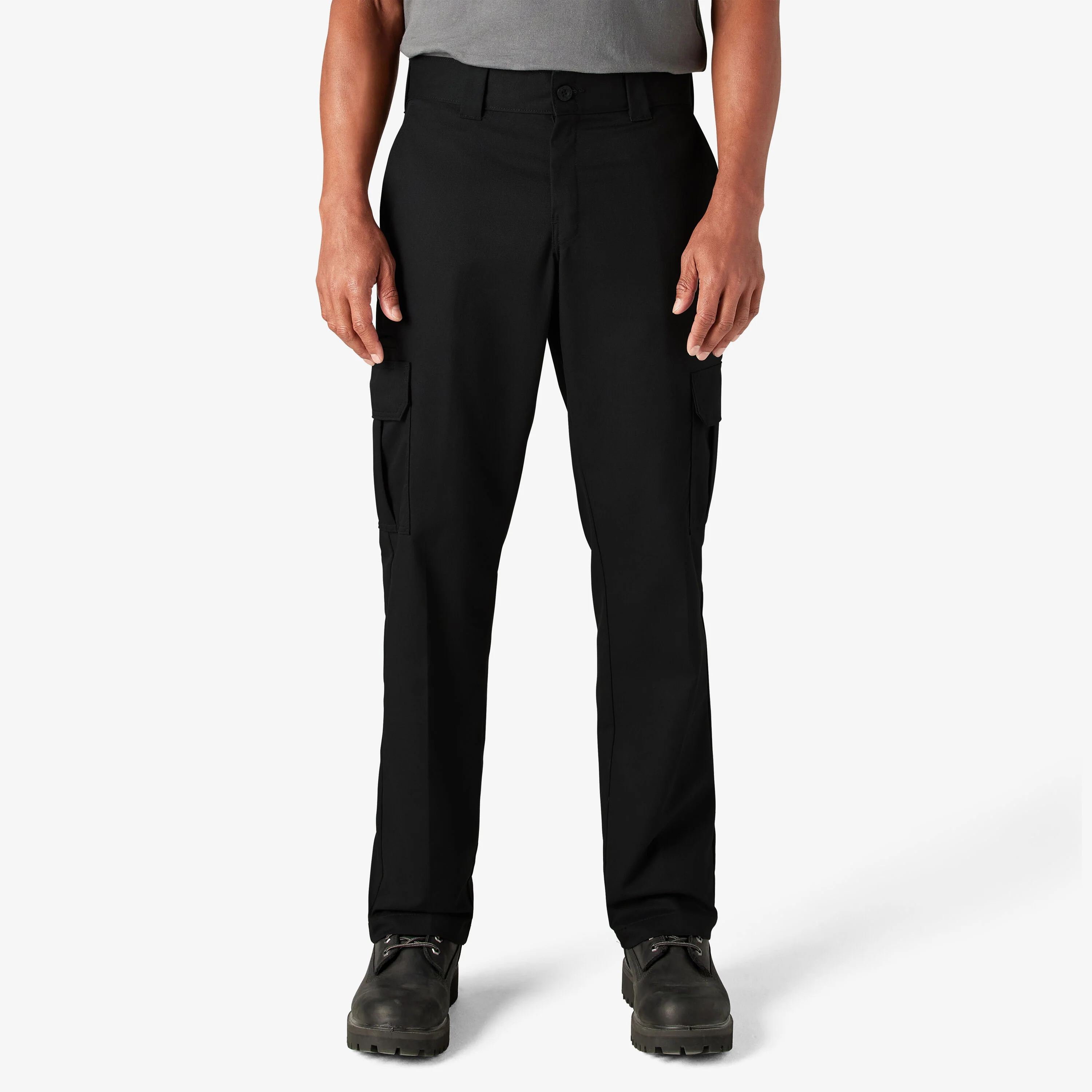 Dickies FLEX Regular Fit Cargo Pants, Black, 46 x 32, Clearance