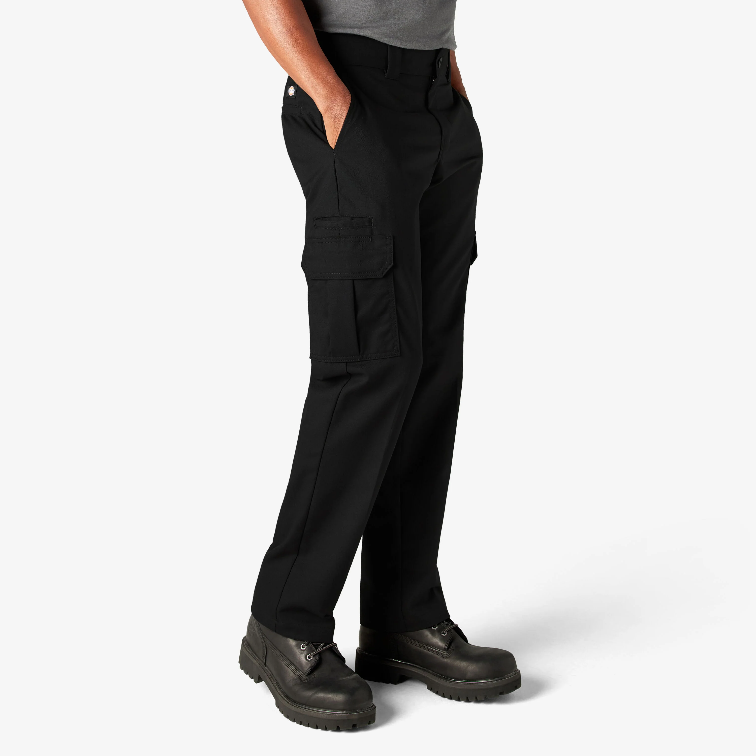 Dickies FLEX Regular Fit Cargo Pants, Black, 46 x 32, Clearance - Image 4