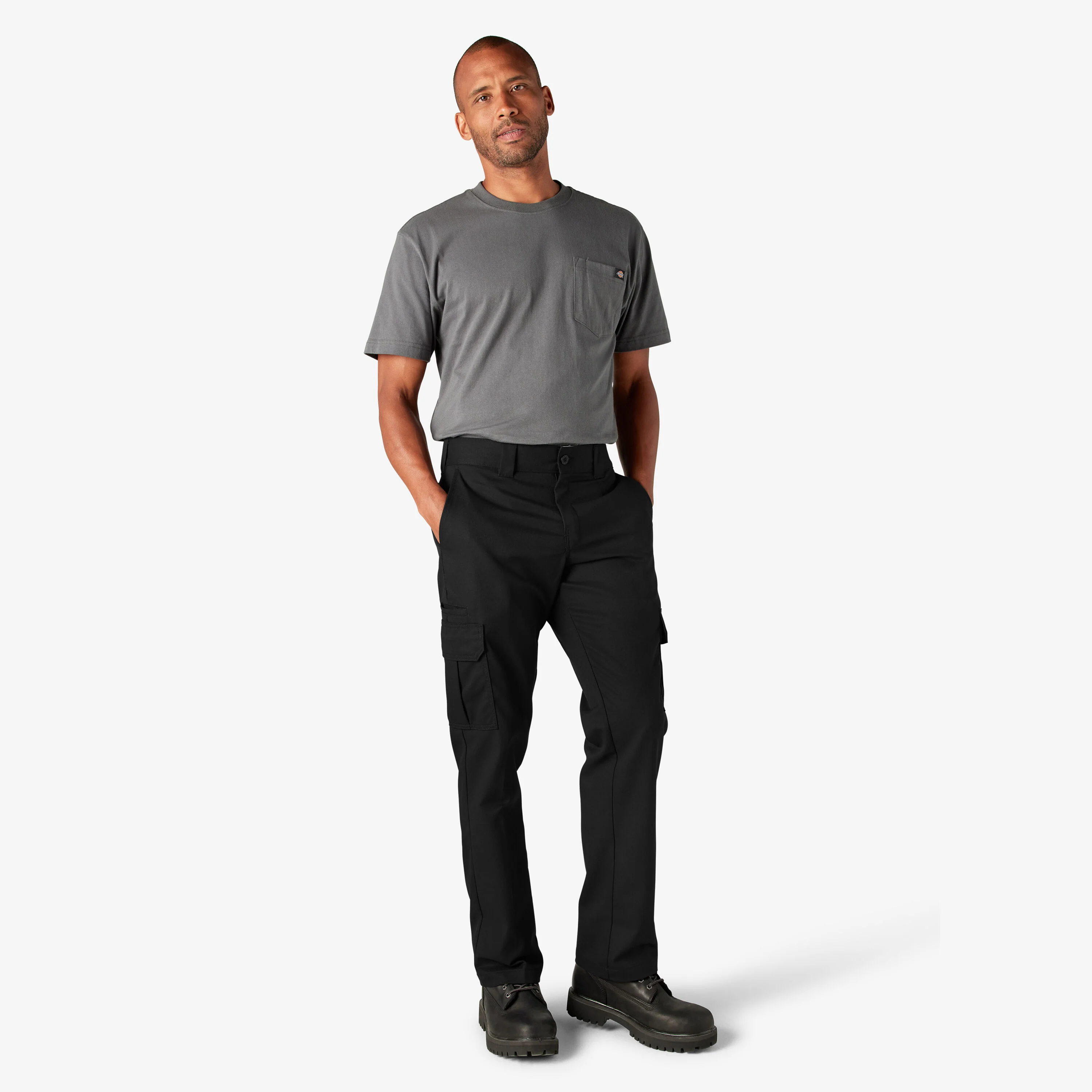 Dickies FLEX Regular Fit Cargo Pants, Black, 46 x 32, Clearance - Image 8