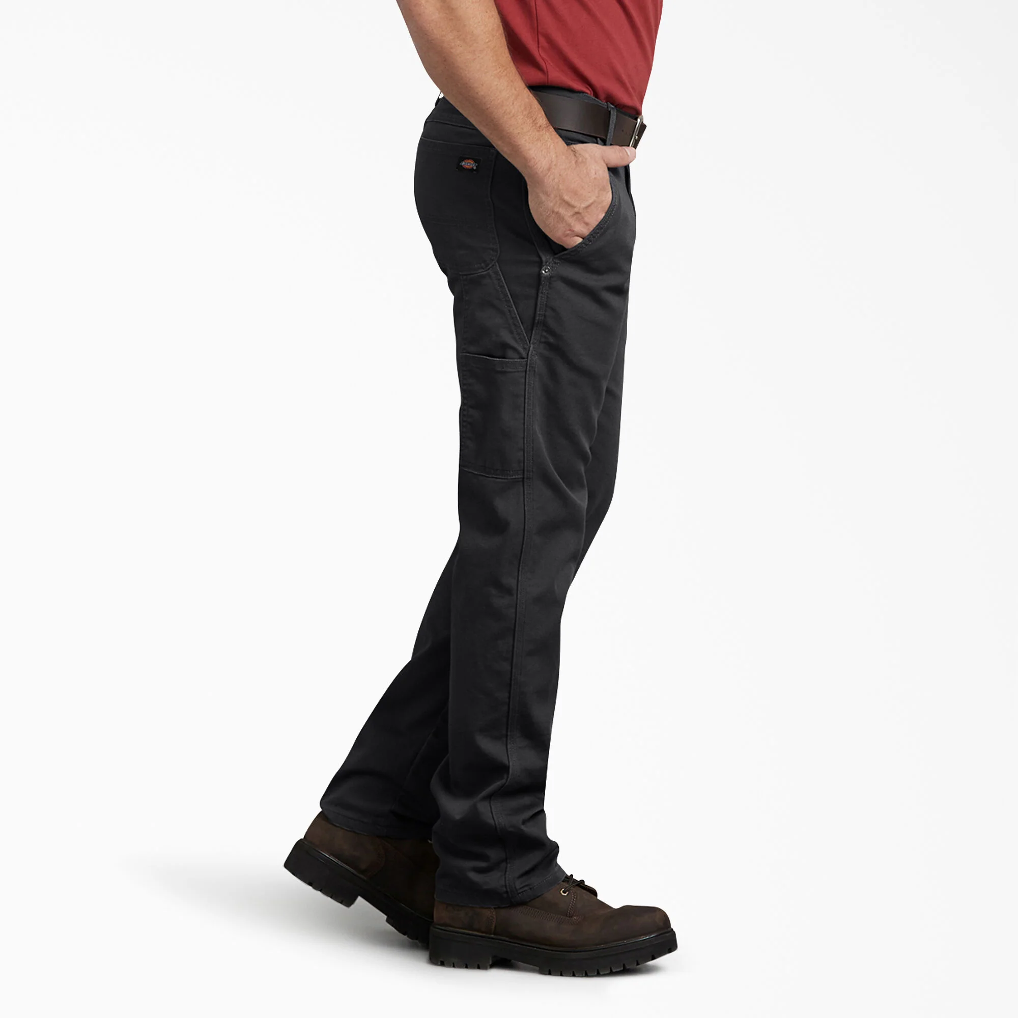 Dickies FLEX Regular Fit Duck Carpenter Pants - Stonewashed Black DP802 - Image 2