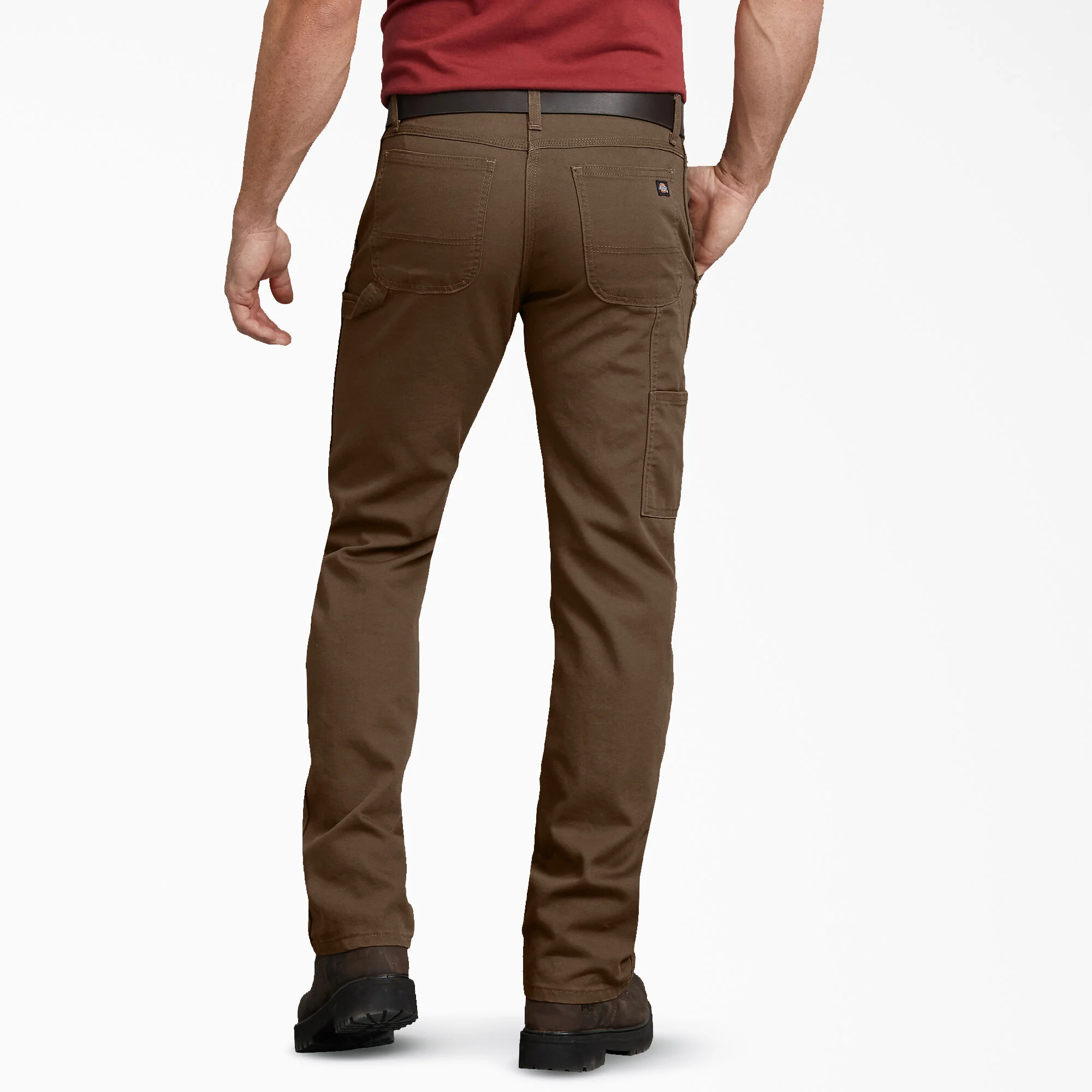 Dickies FLEX Regular Fit Duck Carpenter Pants - Stonewashed Timber DP802 - Image 2