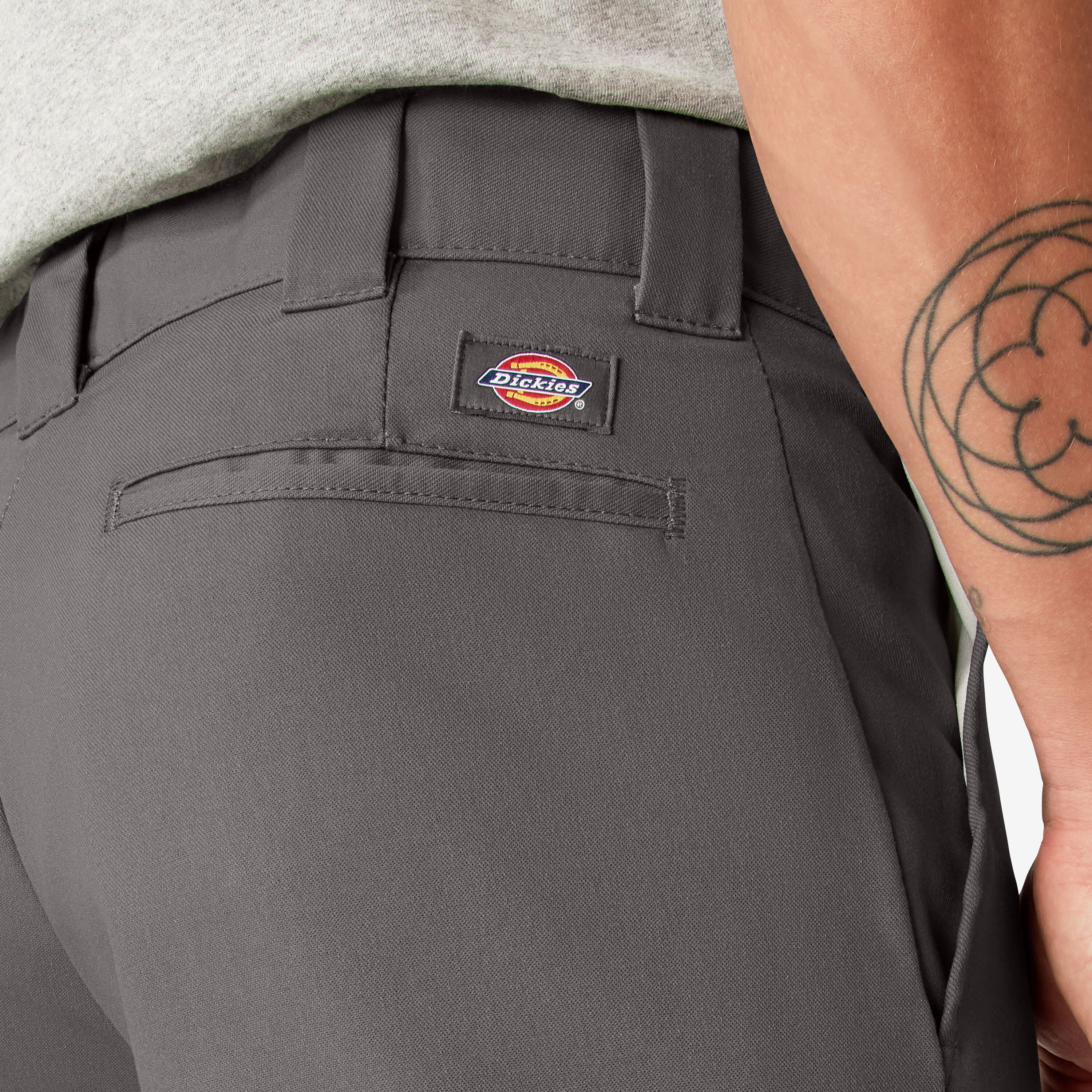 Dickies FLEX Regular Fit Cargo Pants - Gravel Gray-DWP595 - Image 7