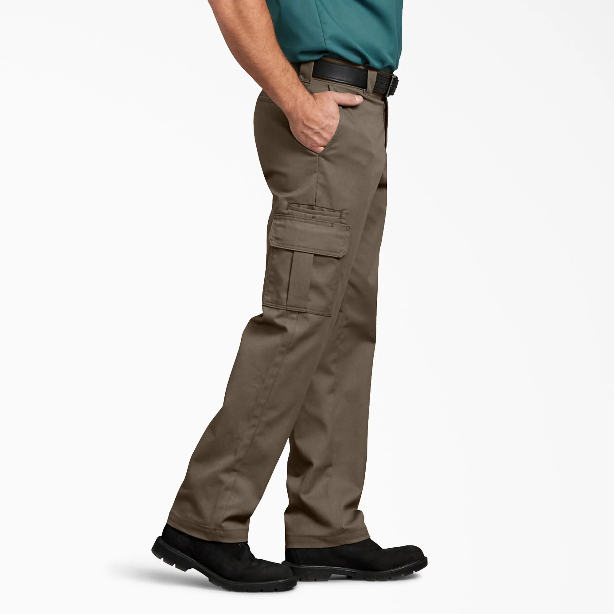 Dickies FLEX Regular Fit Cargo Pants - Mushroom -DWP595 - Image 2