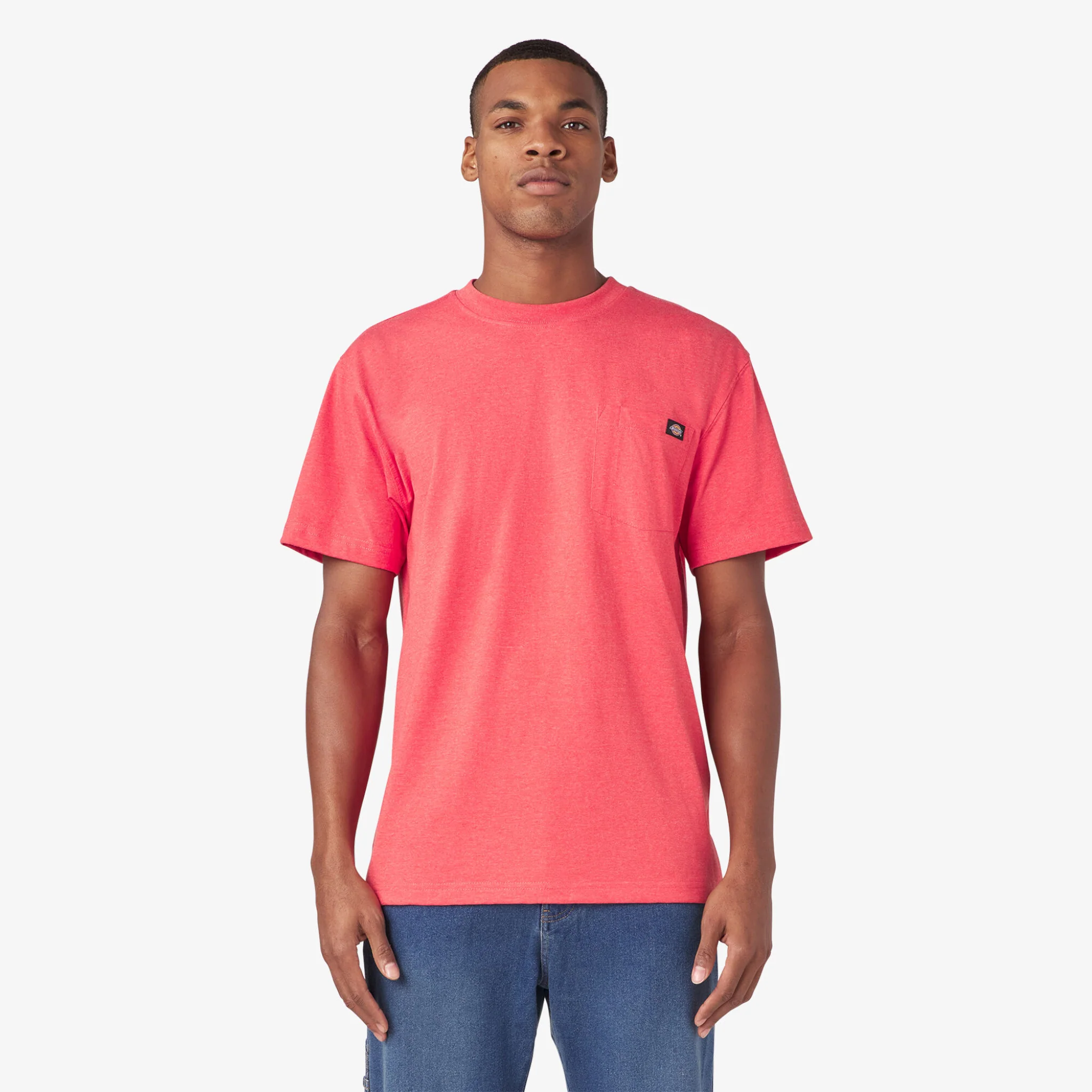 Dickies Heavyweight Heathered Short Sleeve Pocket T-Shirt - Image 11