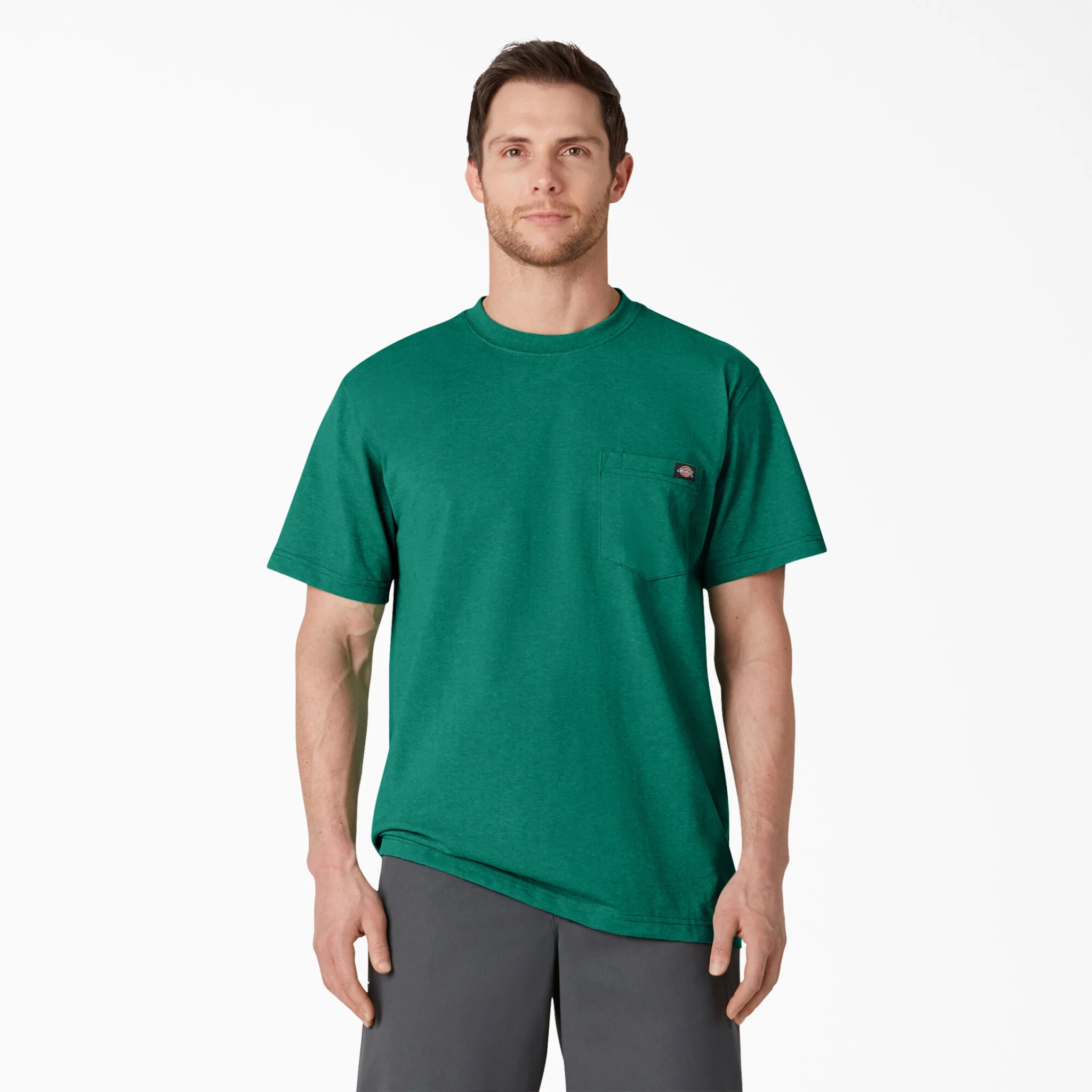 Dickies Heavyweight Heathered Short Sleeve Pocket T-Shirt - Image 13