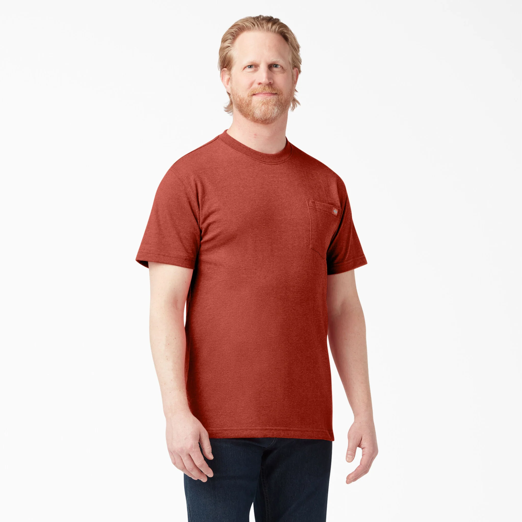 Dickies Heavyweight Heathered Short Sleeve Pocket T-Shirt - Image 17