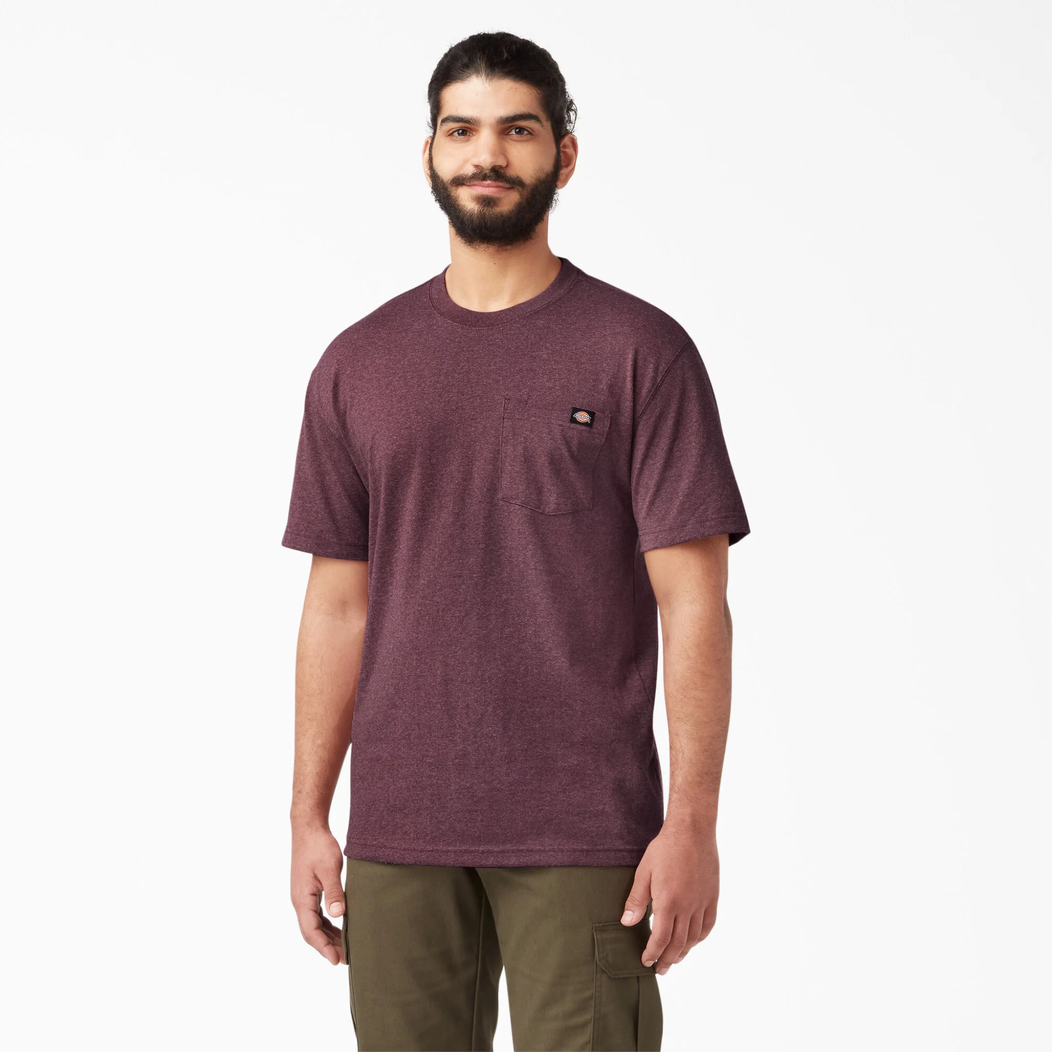 Dickies Heavyweight Heathered Short Sleeve Pocket T-Shirt - Image 5
