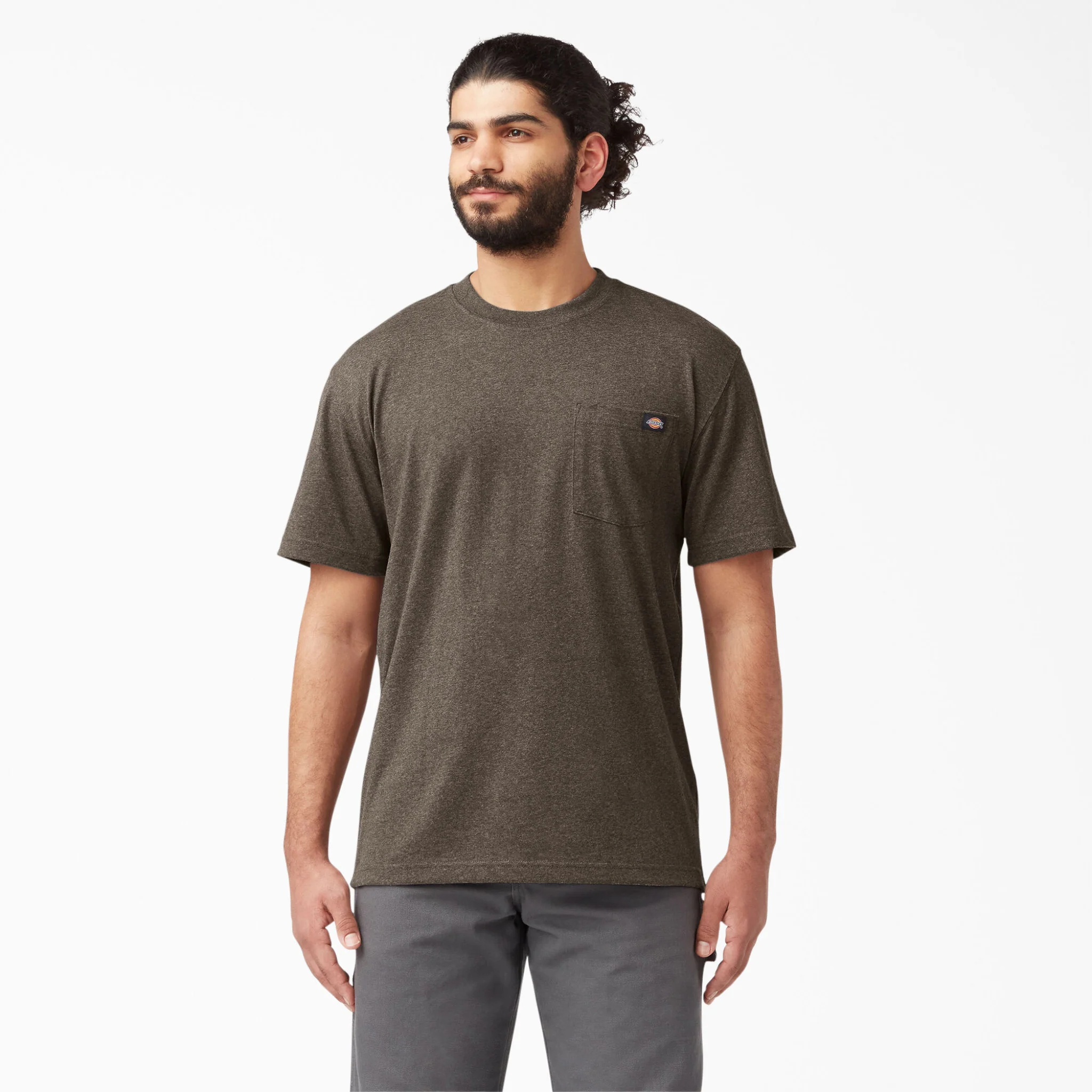 Dickies Heavyweight Heathered Short Sleeve Pocket T-Shirt - Image 7
