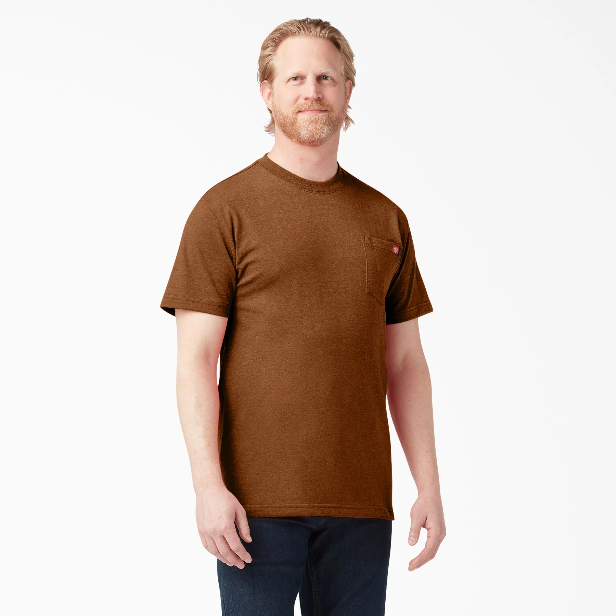 Dickies Heavyweight Heathered Short Sleeve Pocket T-Shirt - Image 9