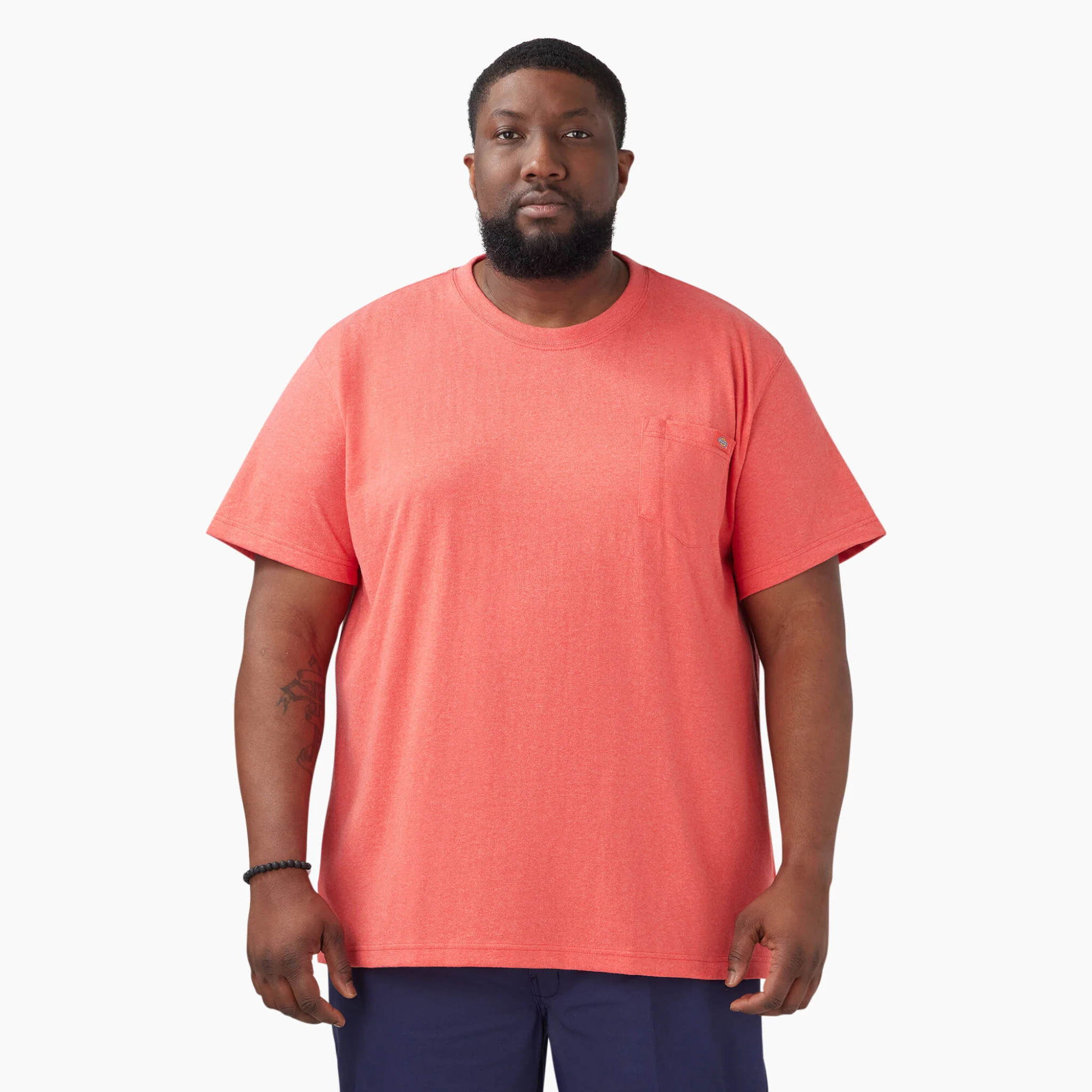 Dickies Heavyweight Heathered Short Sleeve Pocket T-Shirt - Big and Tall WS450 - Image 10