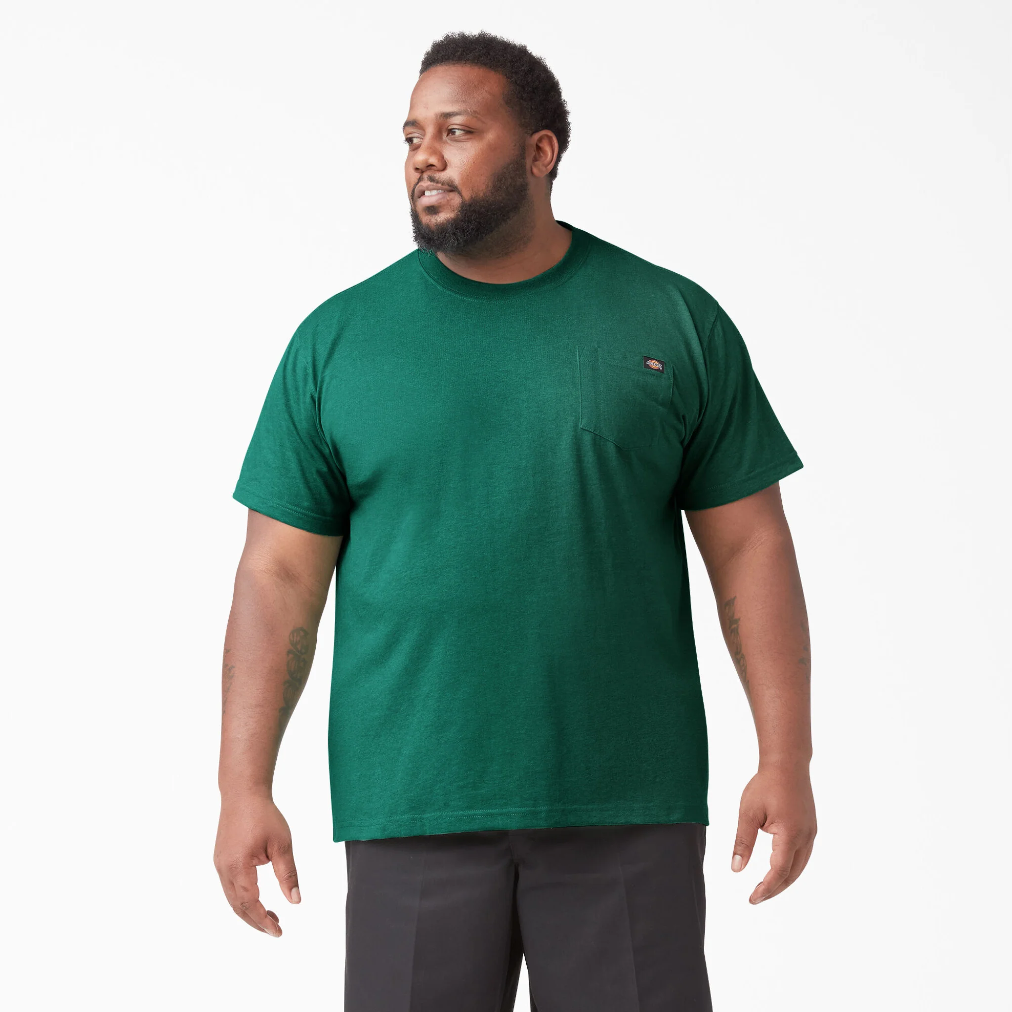 Dickies Heavyweight Heathered Short Sleeve Pocket T-Shirt - Big and Tall WS450 - Image 13